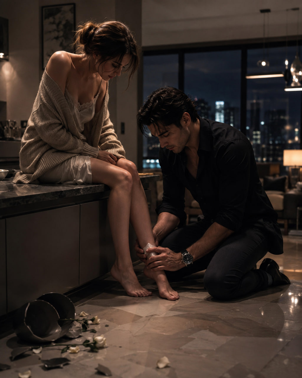 For three years, he watched me cry in the shower without a single word of comfort — until the night everything changed.