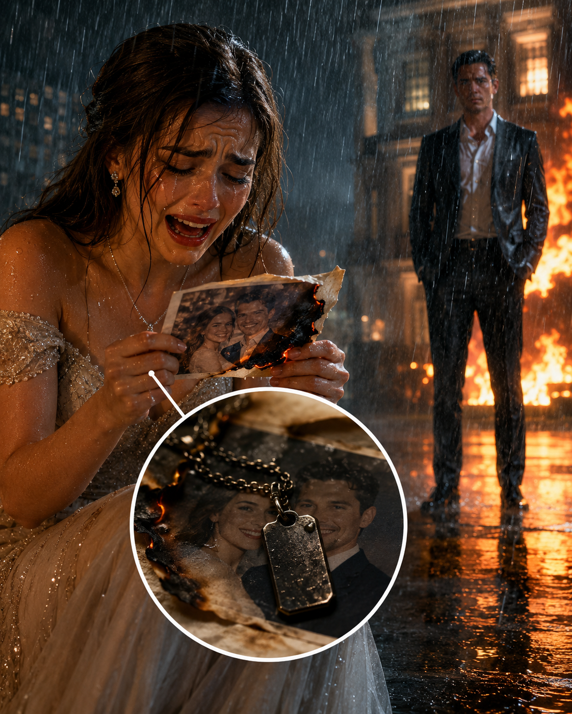 He Faked His Death to Protect Her—Then She Found Him Watching from the Rain, and He Burned His Empire Because Love Demanded Change