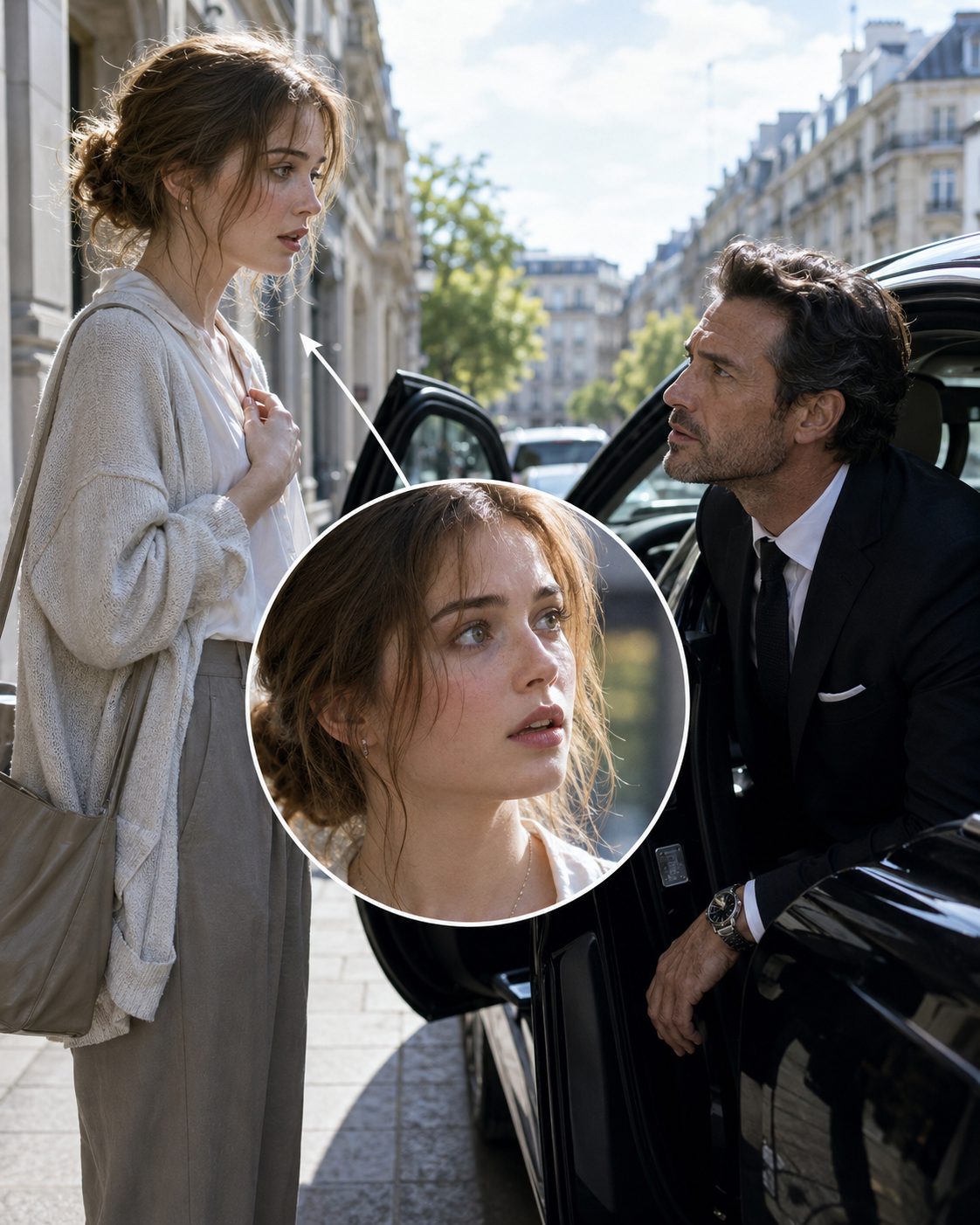 She Spent Her Life Believing She Wasn’t Worth Looking At — Until the Dangerous Man in the Black Car Stopped and Asked Her Name