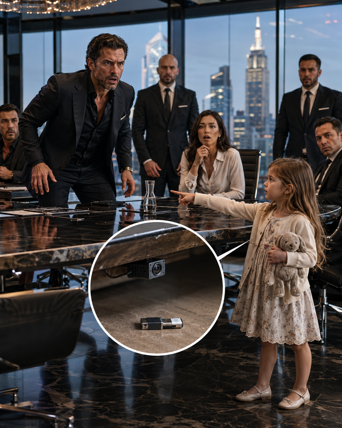 A 6-Year-Old Girl Interrupted a Mafia Boss’s Meeting — and Accidentally Saved His Empire