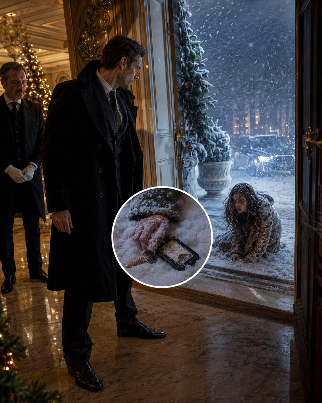 She Was Left to Freeze in a Christmas Blizzard by the House Manager — The Most Feared Man in Chicago Came Home Early and Changed Everything