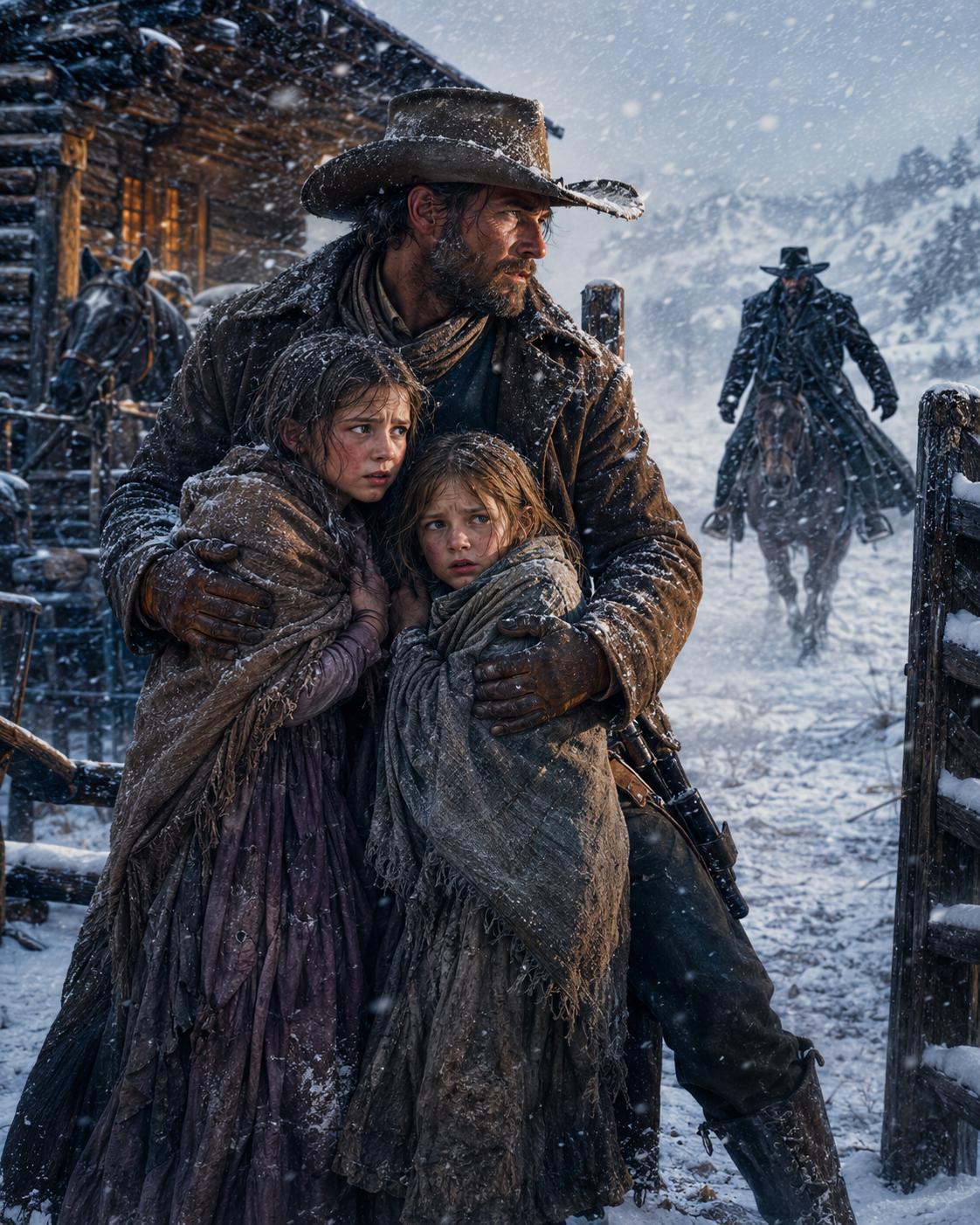 A Rancher Found Two Starving Girls in a Snowstorm — Then His Wife’s Killer Came to Claim Them