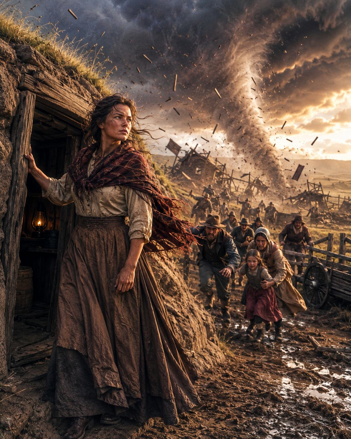 They Called Her Dirt Floor Crazy — Then Begged to Crawl Inside Her Hill When the Storm Took Their Walls