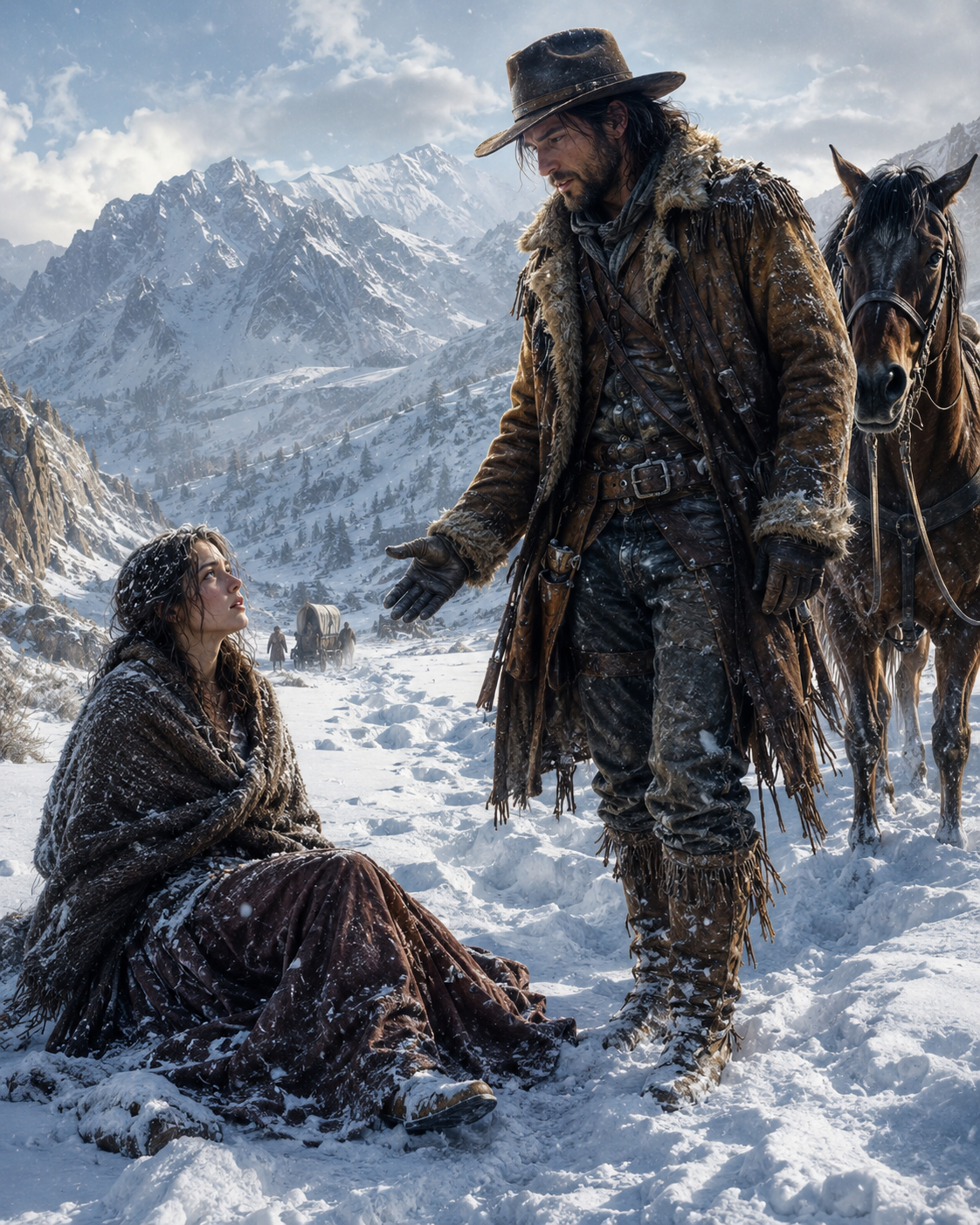 Her Family Left Her in the Snow After Counting Her as Dead Weight — Then the Mountain Man Who Found Her Let Her Choose Her Own Life