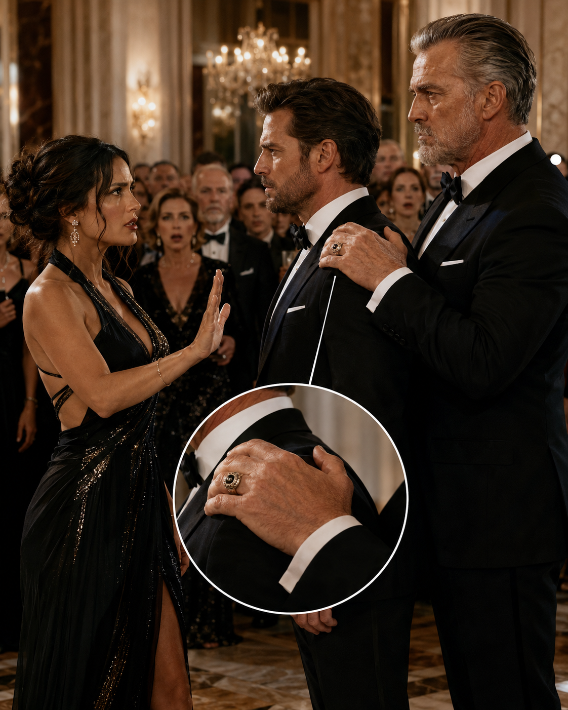She Warned the Mafia Captain Not to Touch Her Again — Then the Man Standing Behind Him Made the Entire Ballroom Stop Breathing