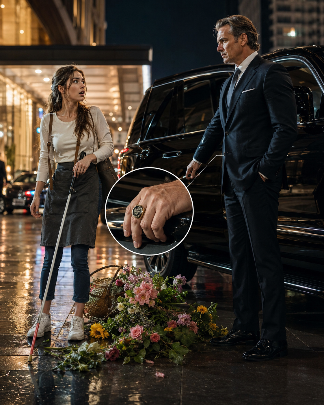 The Blind Florist Hit a Mafia Boss’s SUV — Then One Ring Sound Exposed Her Family’s Killer