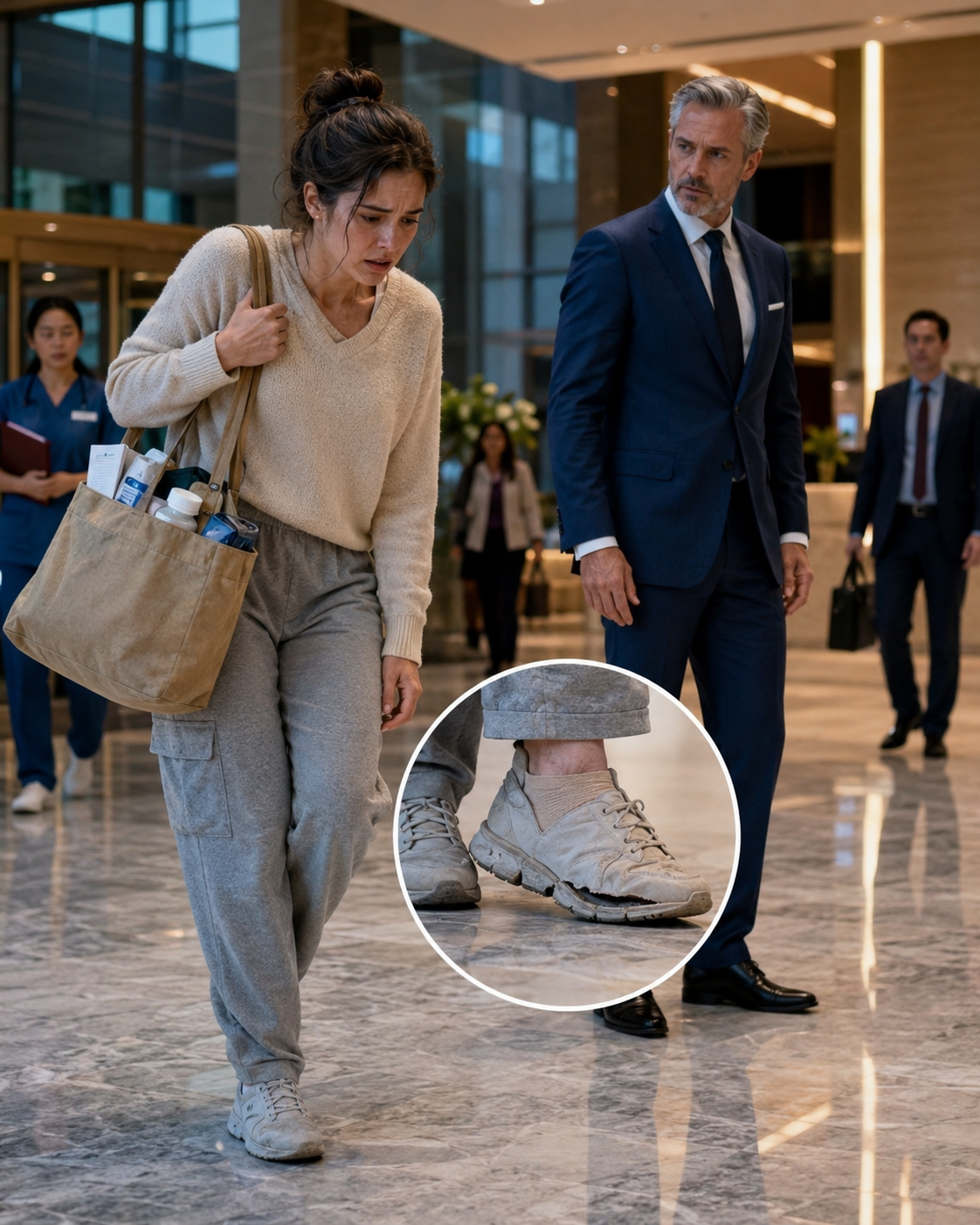 She Kept Walking on a Fracture for Her Mother — Then the Feared CEO Saw Everything