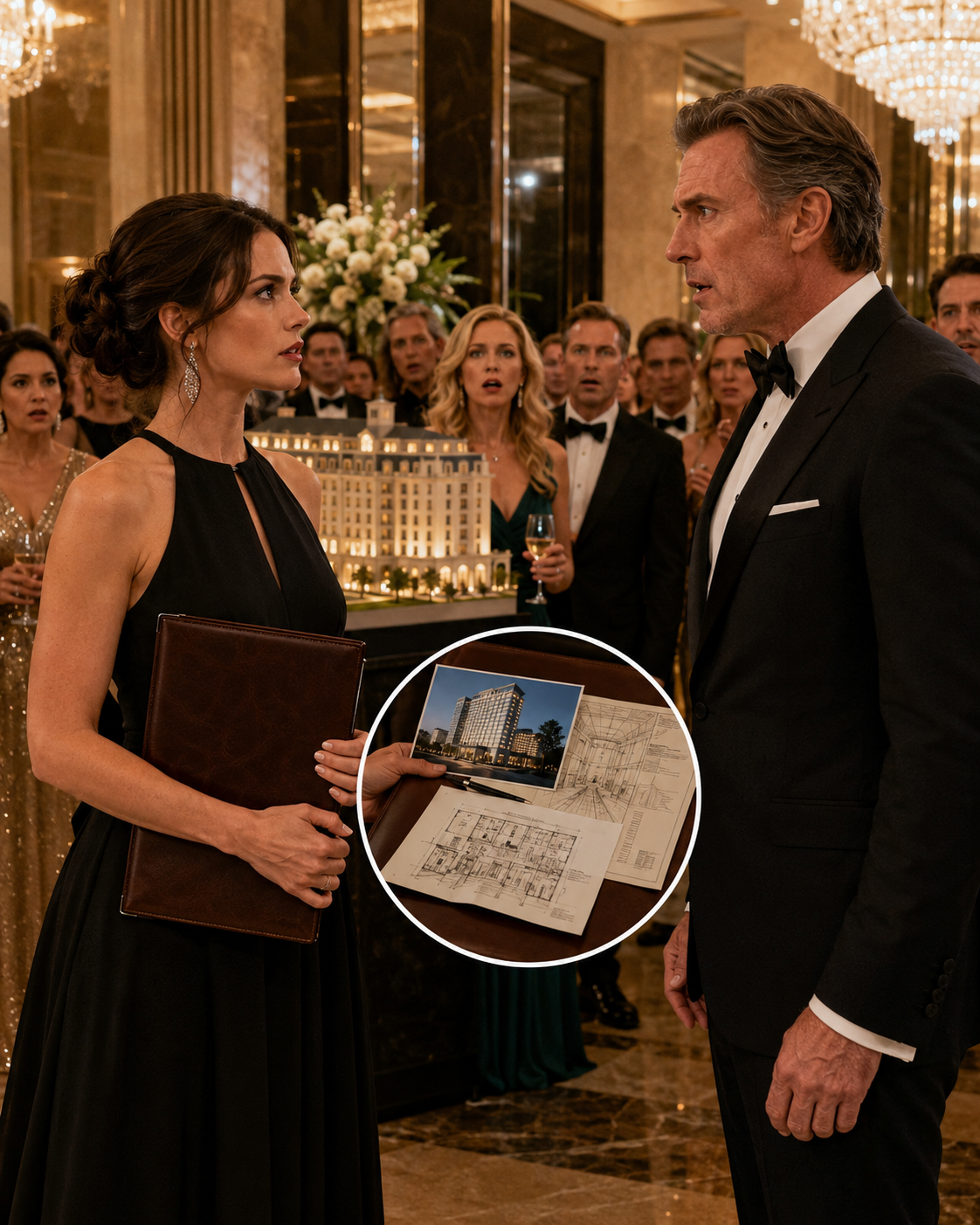 He Took Credit for Her Grand Hotel — Then She Walked Into His Gala With Proof