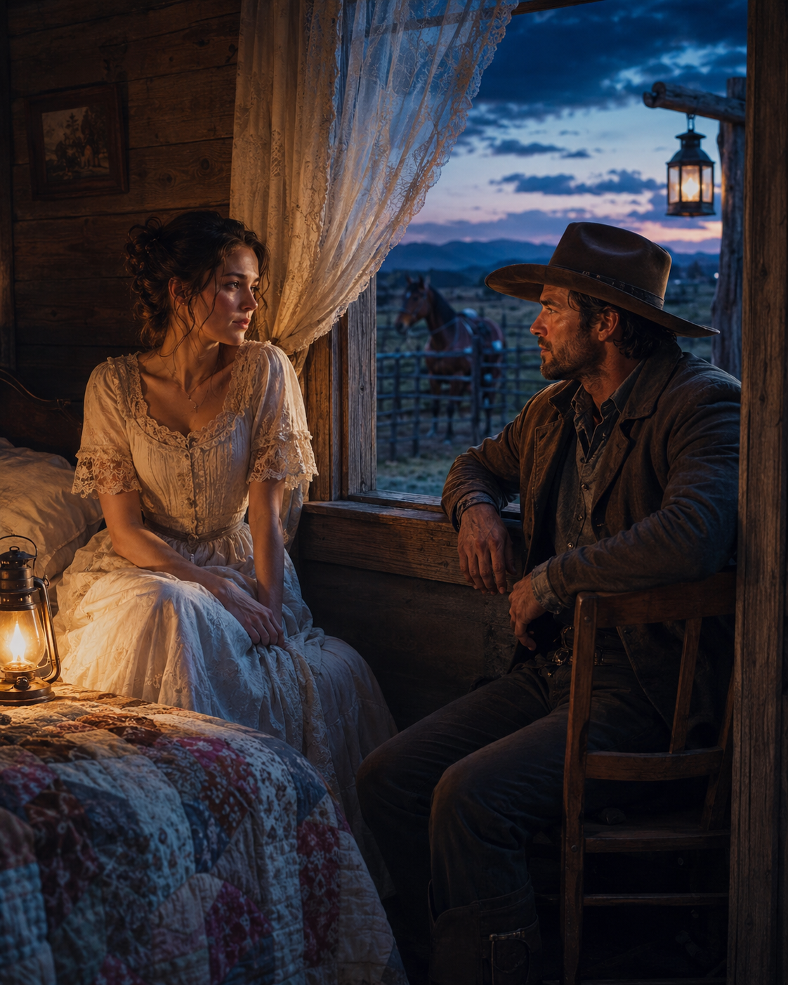 The Bride Warned Him About Her Nightmares—Then the Rancher Pulled a Chair to Her Window