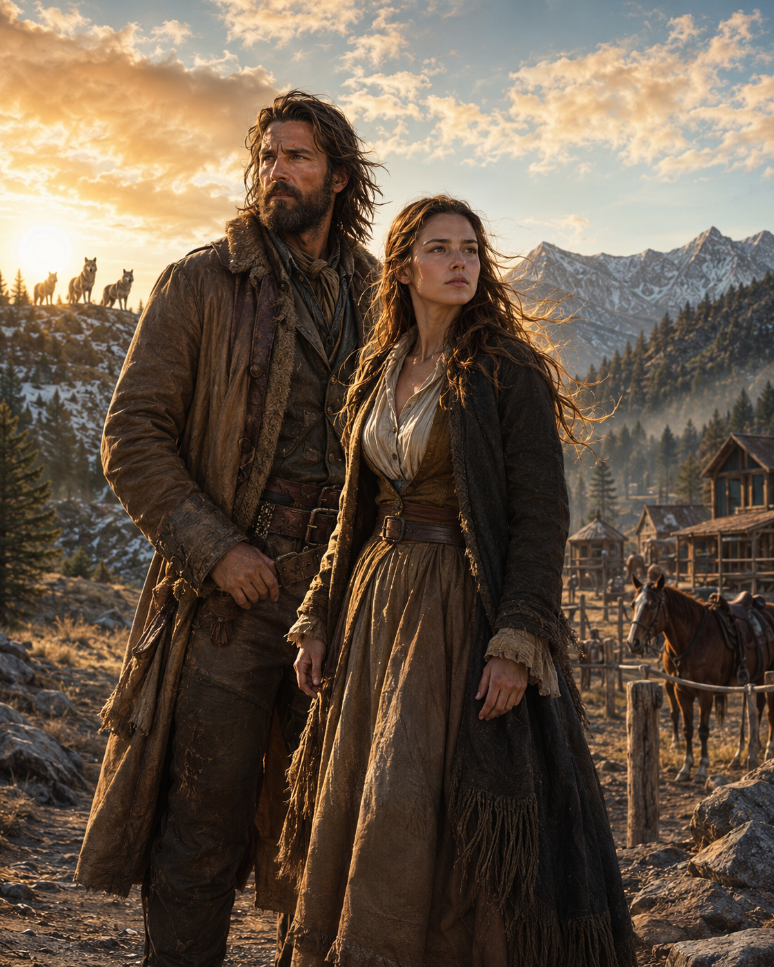 She Was Left for Wolves by Her Stepmother—Until the Mountain Man Made Her Strong Enough to Return