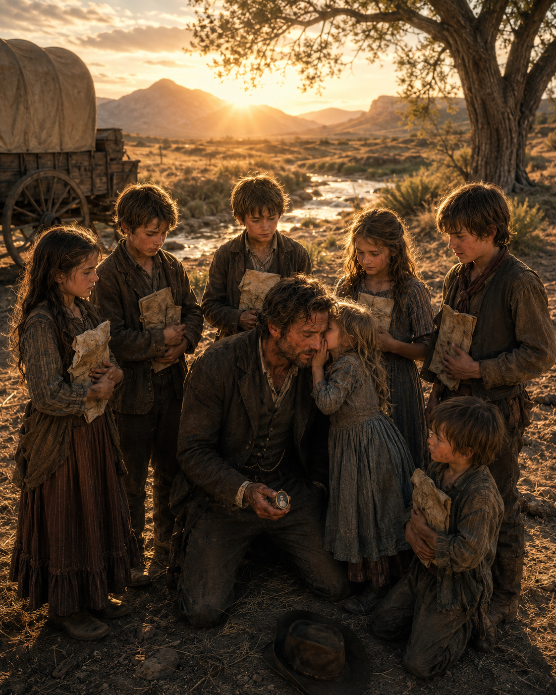 Seven Children Bore Shame-Marked Papers—Until One Whisper Shattered a Widower’s Frozen Heart and Revealed the Family His Dead Wife Had Been Searching For