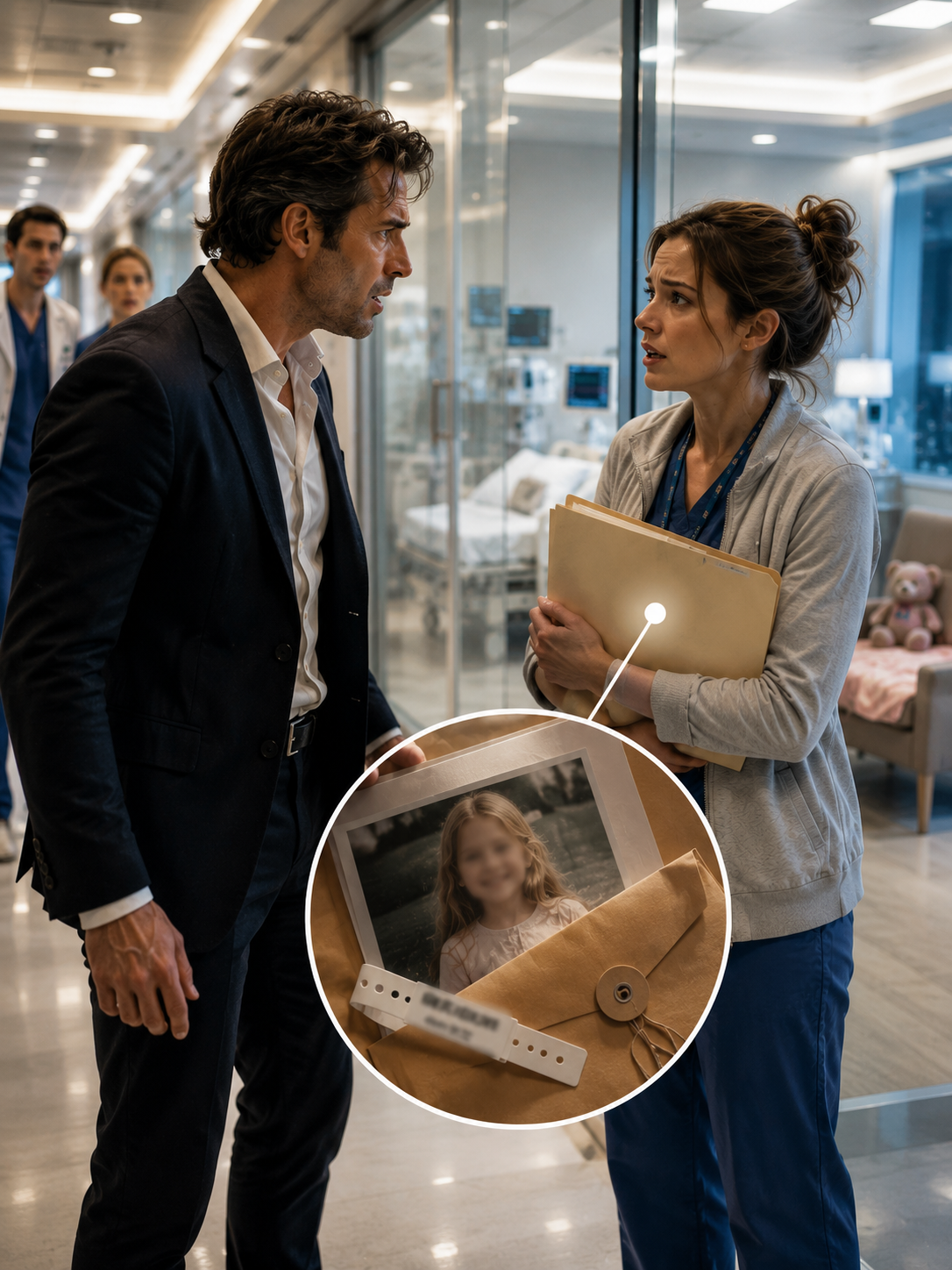 He Came Back Too Late to Save His Daughter Alone—Then a Nurse’s Secret Folder Exposed Everything
