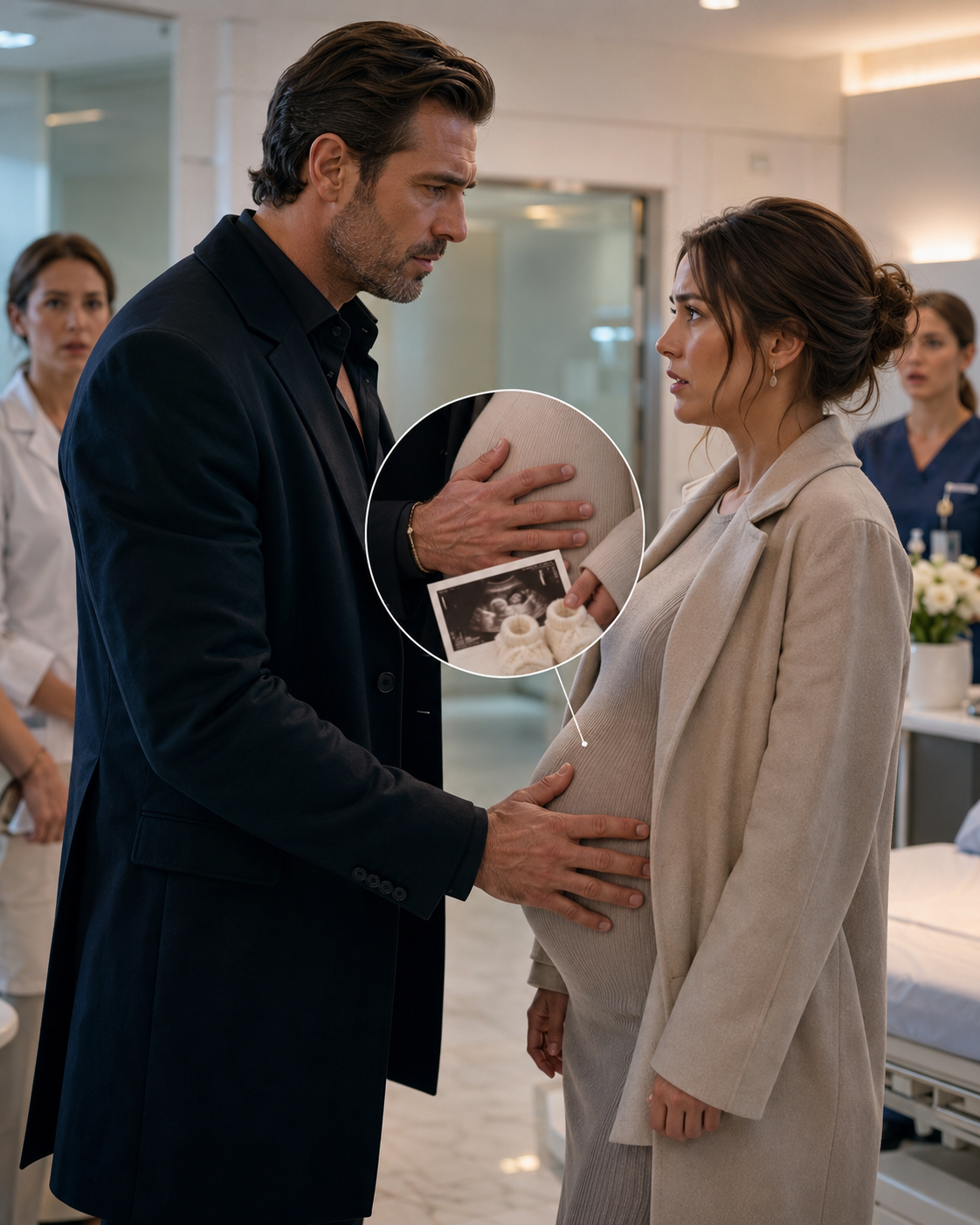 She Hid Her Pregnancy From the Mafia Boss—Until He Found Her in a Clinic and Felt Their Baby Kick