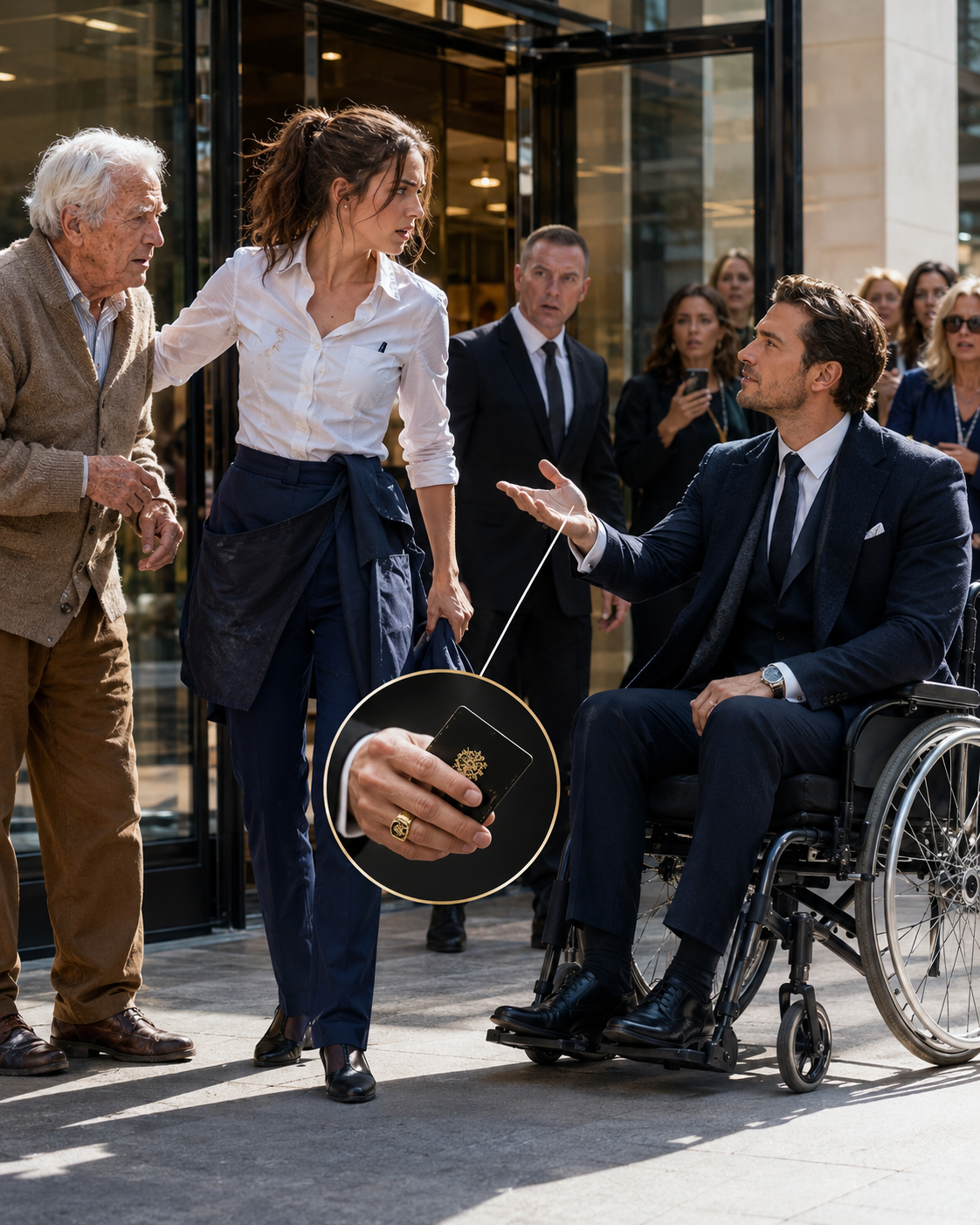 She Was Fired for Helping an Elderly Man—Then a Billionaire in a Wheelchair Offered Her an Empire