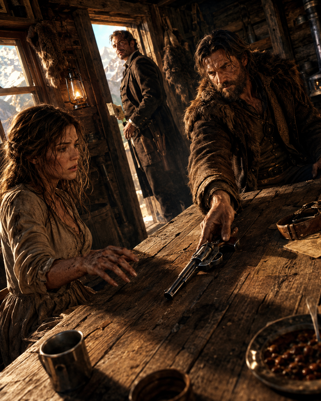A Mining Boss Sold Her to the Mountain’s Most Feared Recluse—Then the Beast Slid a Loaded Gun Across the Table