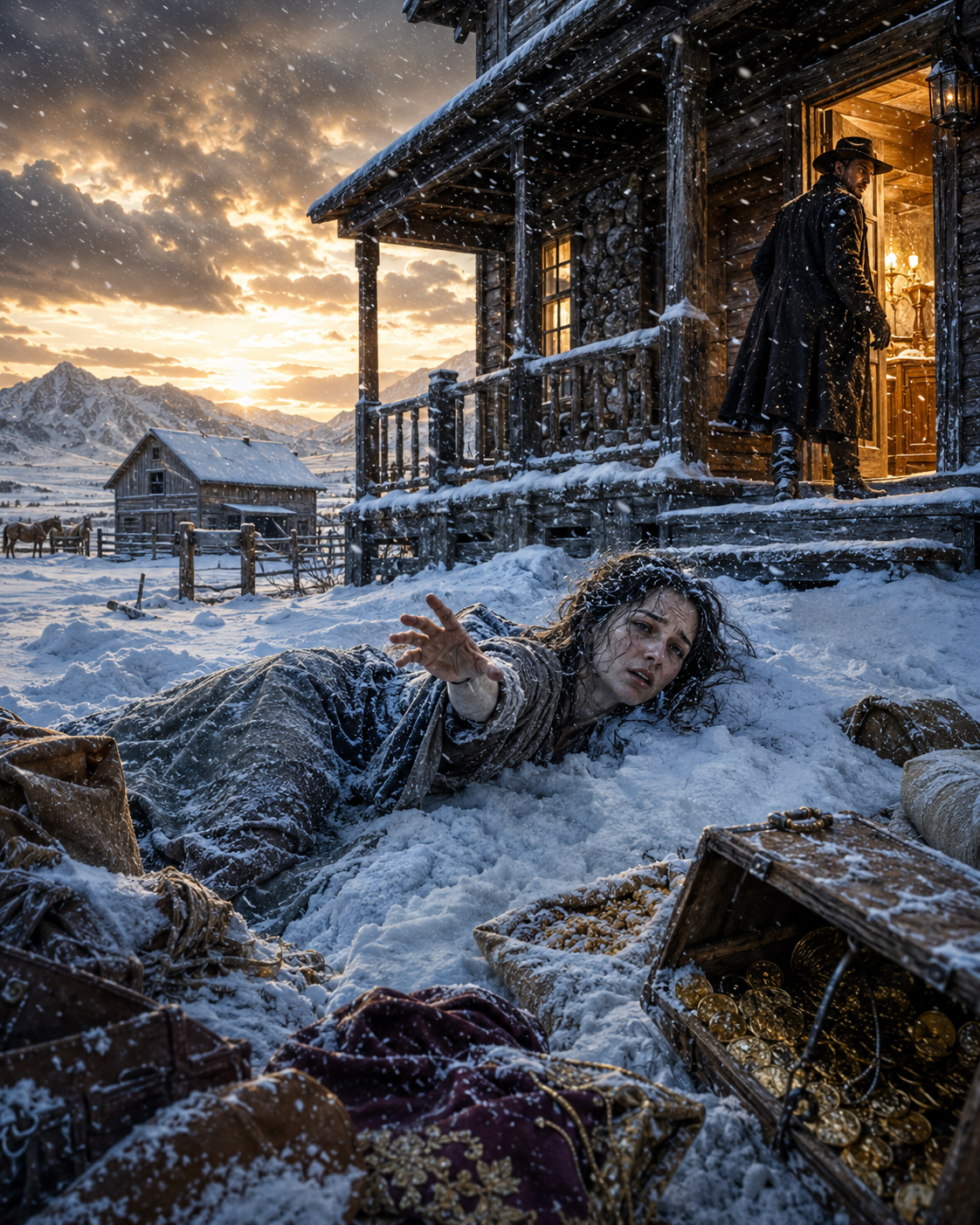 Her Husband Called Her a Dry Well and Let Her Starve Beside a Fortune—Then the Snow Nearly Buried Her for Good