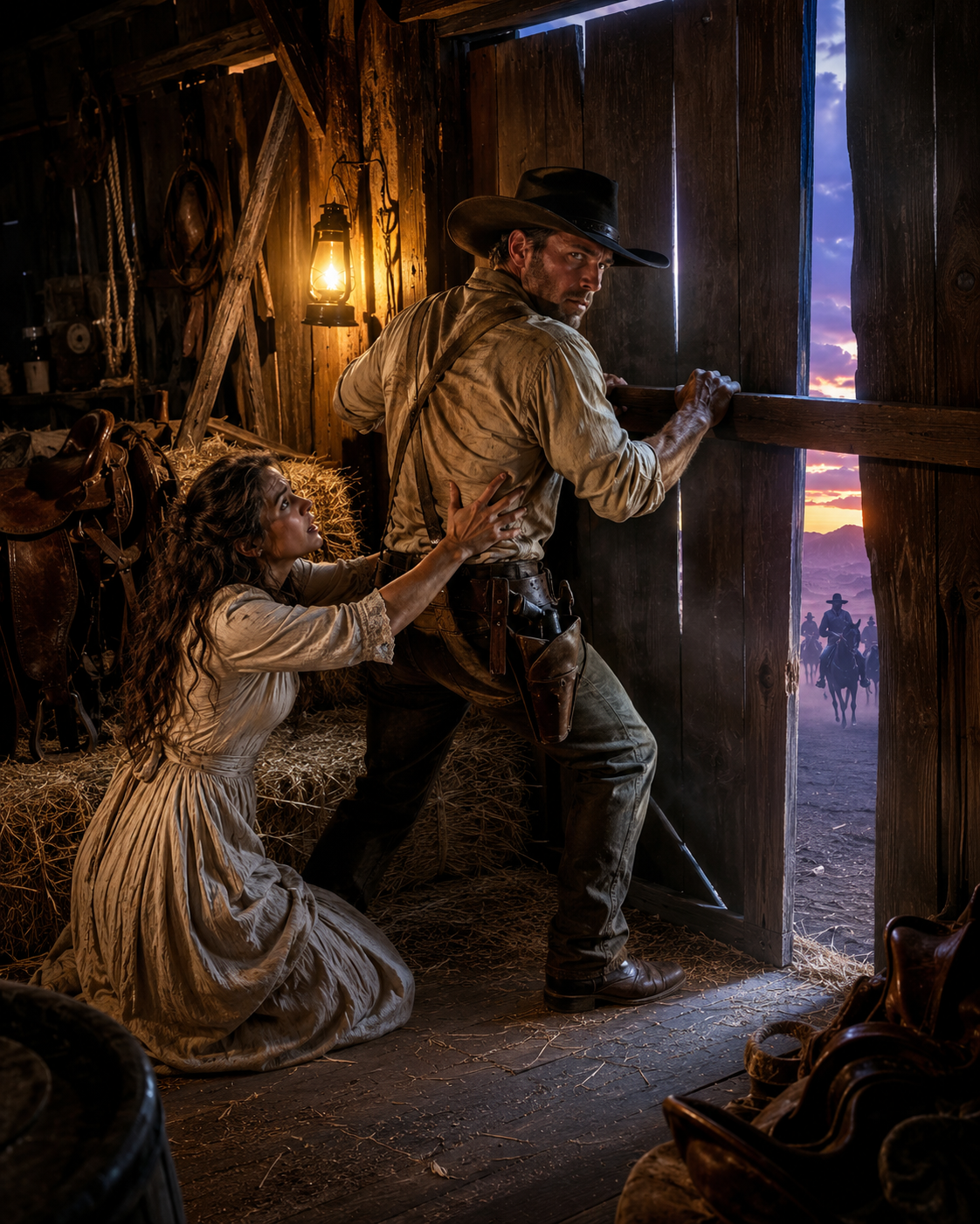 A Rancher Dragged a Terrified Girl Into His Shed—Then She Begged Him to Keep the Door Locked