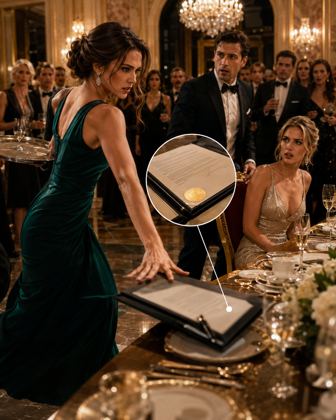 He Made His Wife Clear the Table While His Mistress Took Her Chair—Then One Contract Took Back the Gala