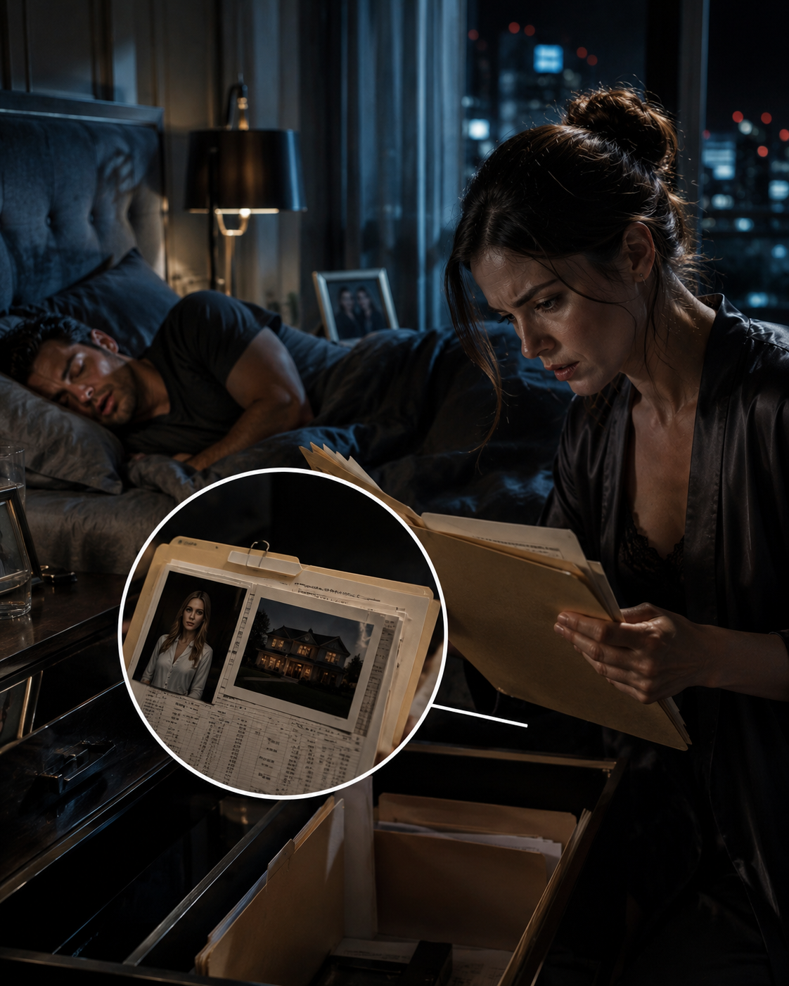 He Whispered Her Sister’s Name in His Sleep—Then She Found the Files That Made Her Vanish