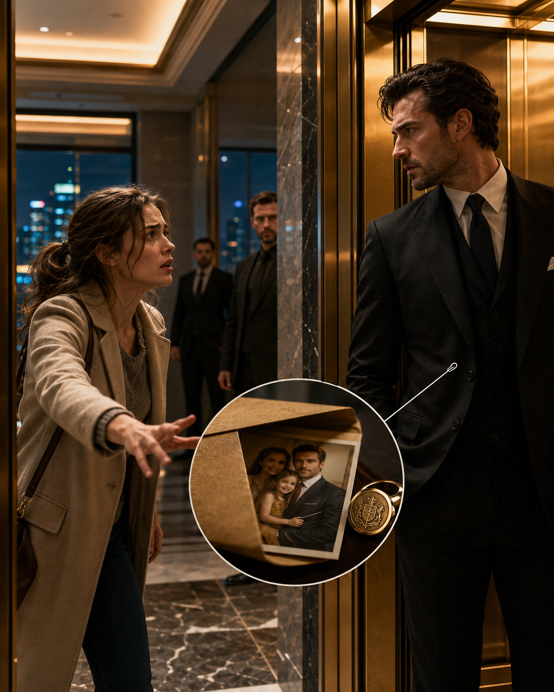 She Ran Into a Mafia Boss’s Private Elevator to Save Her Mother—Then He Exposed the Father Who Denied Her