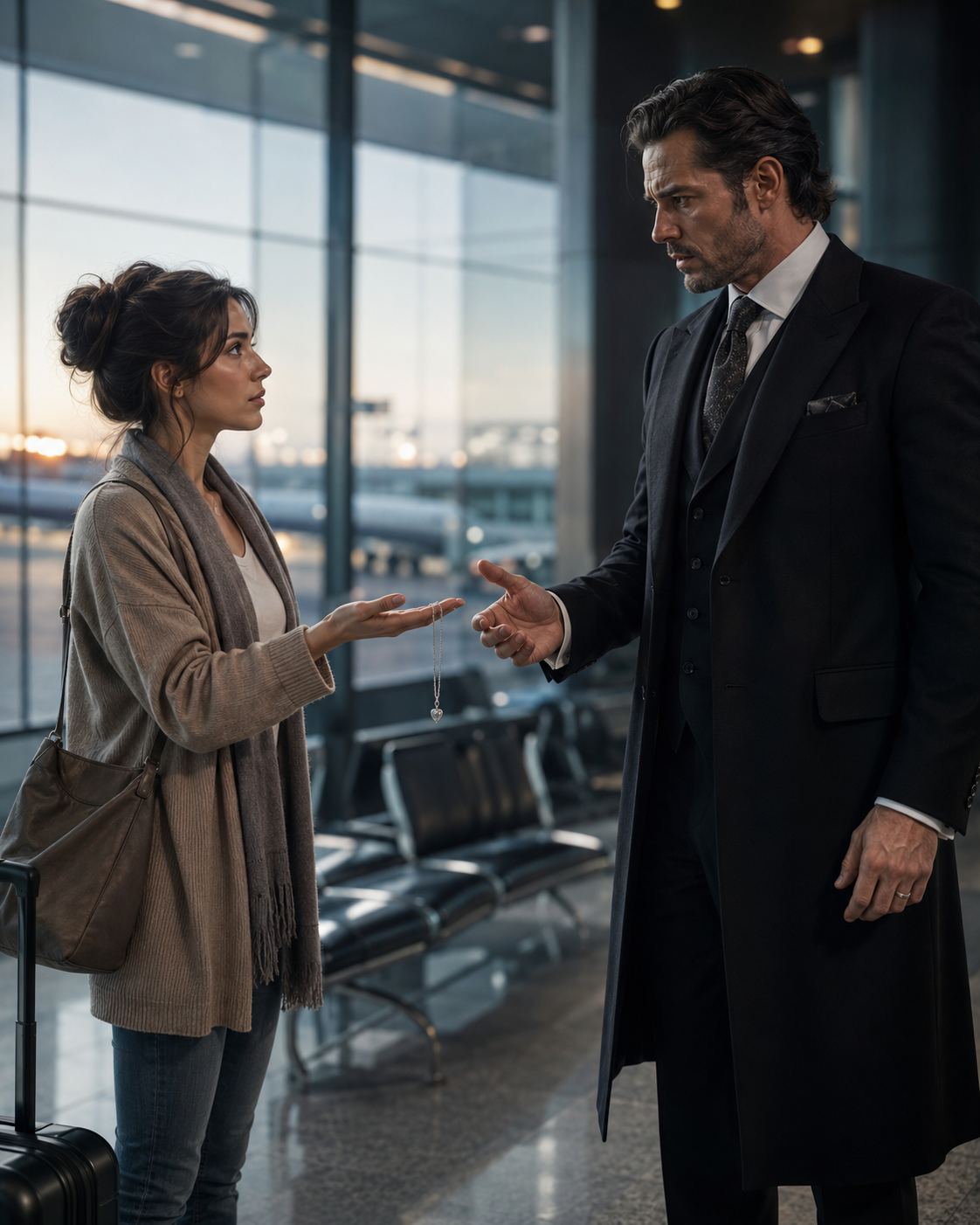 She Returned a Lost Necklace at the Airport, Then the Mafia Boss Saw a Ghost From His Past