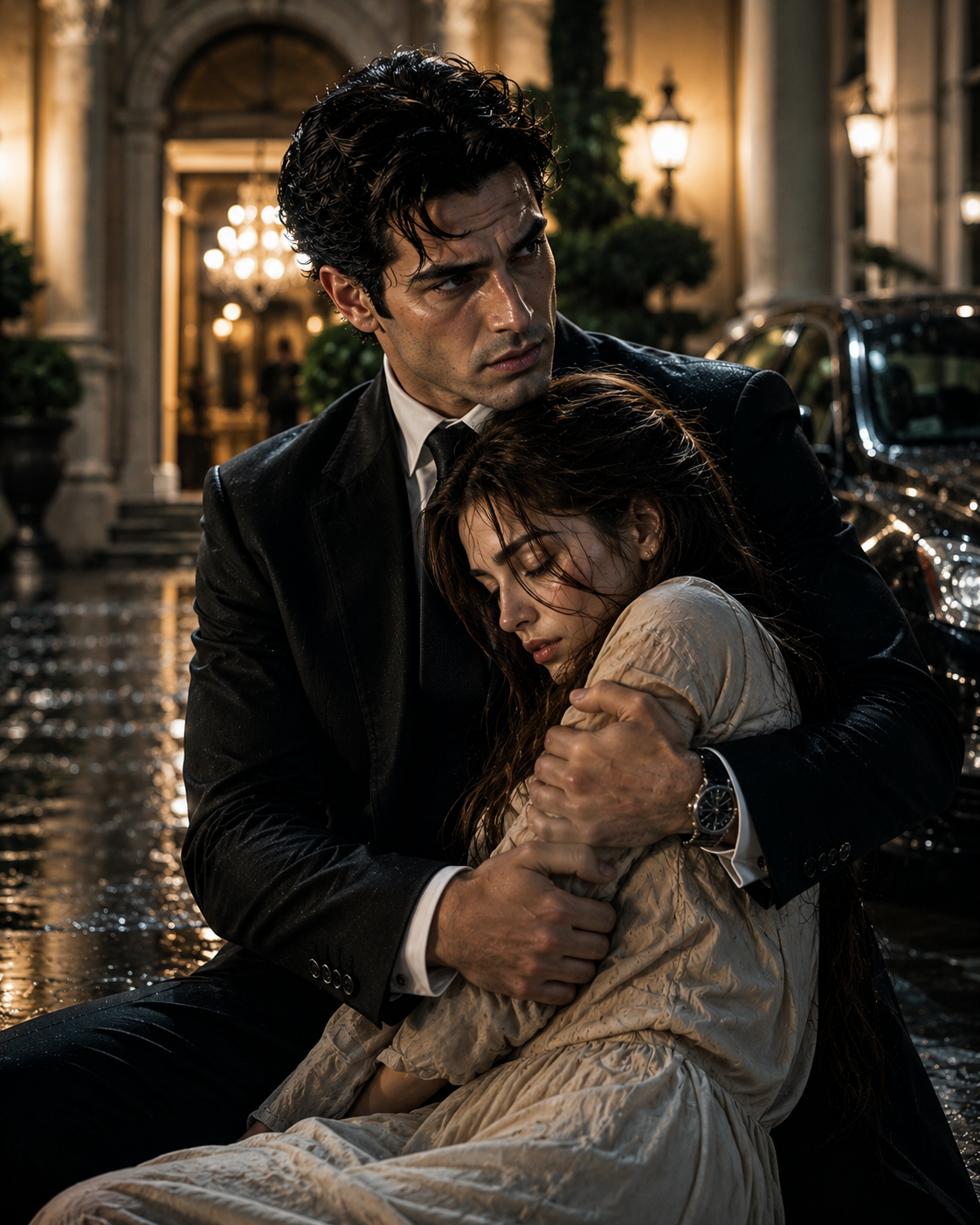 She Collapsed Into His Arms Starving and Bruised — Then He Became the Only Thing Standing Between Her and Ruin