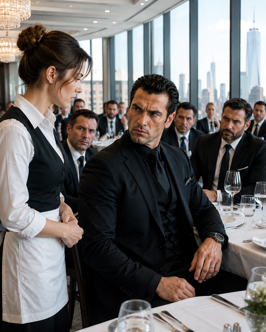 The Quiet Waitress Said One Sentence In Russian — And The Mafia Boss Understood Every Man At His Table Had Betrayed Him