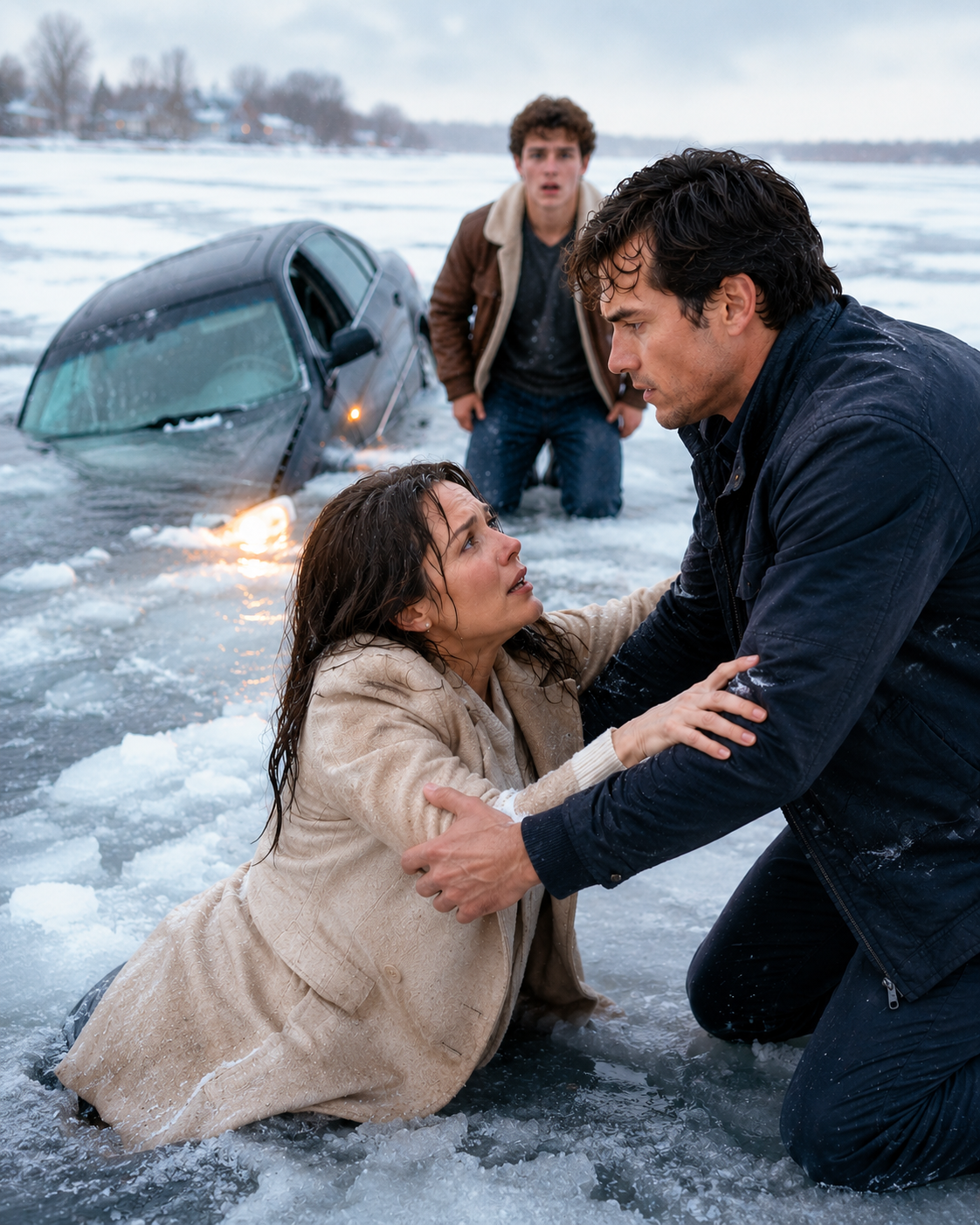 When I Pulled My Best Friend’s Mother From A Sinking Car On A Frozen Michigan Road, I Only Thought I’d Saved Her Life — What The Weeks After Revealed Changed Everything