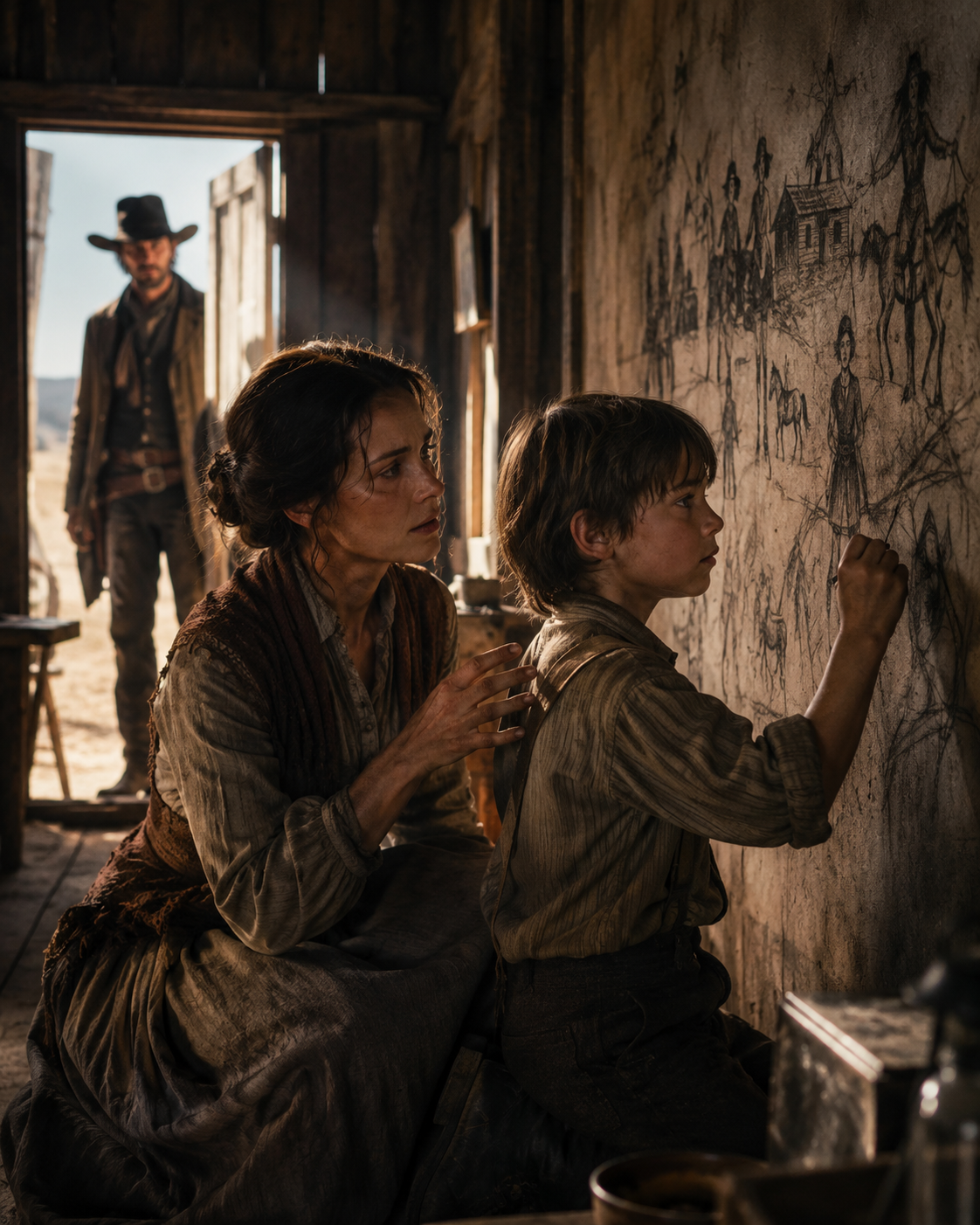 The Boy Stopped Speaking When His Mother Died—But a Widow Nobody Wanted Learned to Read the Language He Drew on Walls