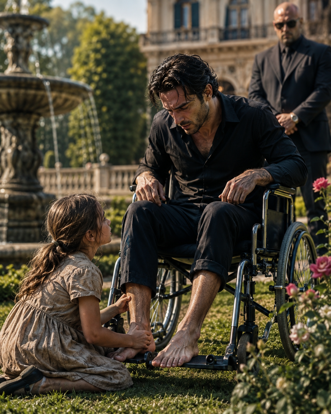 Ninety-Nine Doctors Said He Would Never Walk Again — Then the Maid’s Little Girl Wandered Into His Forbidden Garden and Said the One Thing That Made His Foot Move