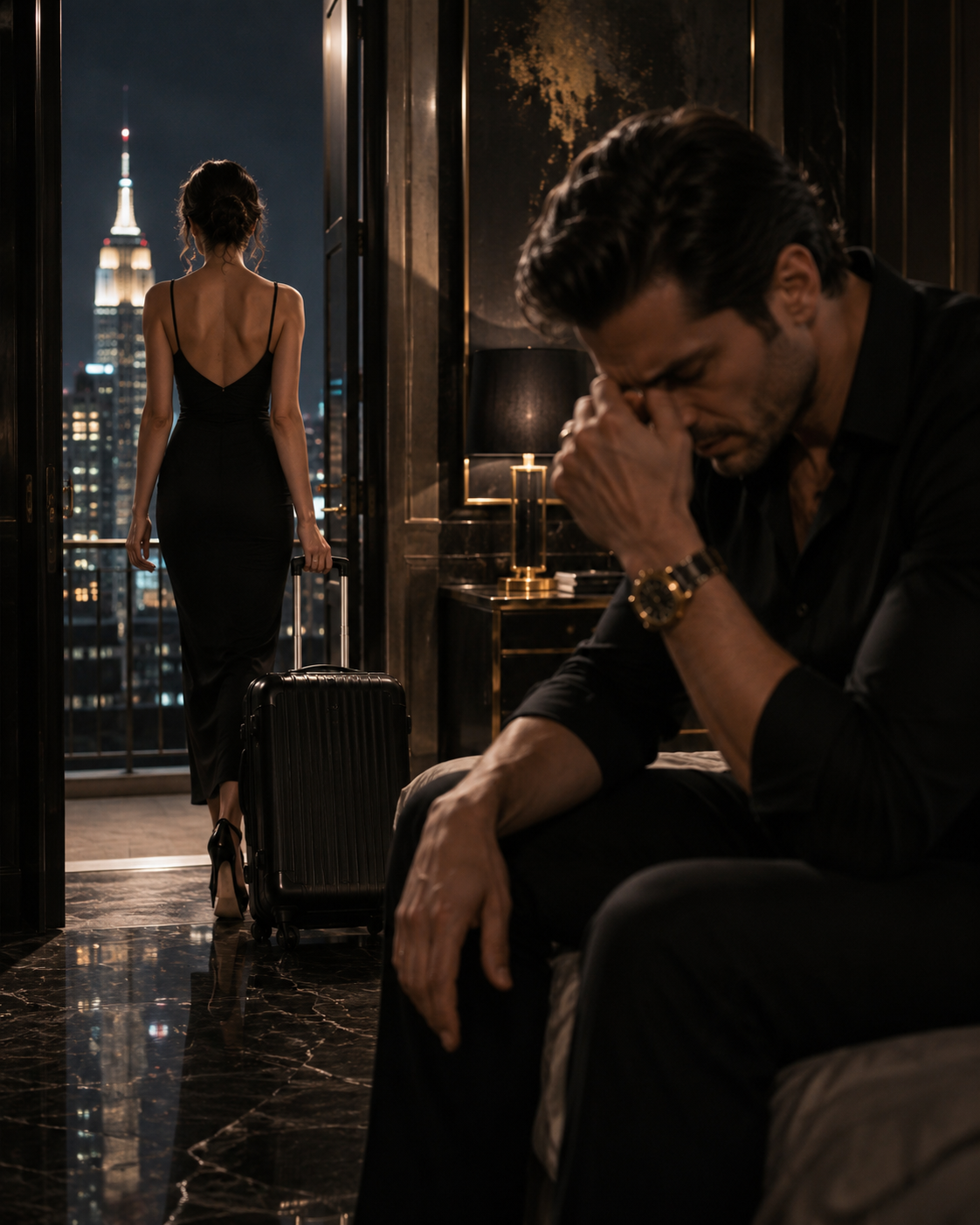 She Packed One Suitcase in Silence at Midnight — and the Most Dangerous Man in New York Finally Understood What He’d Been Losing All Along