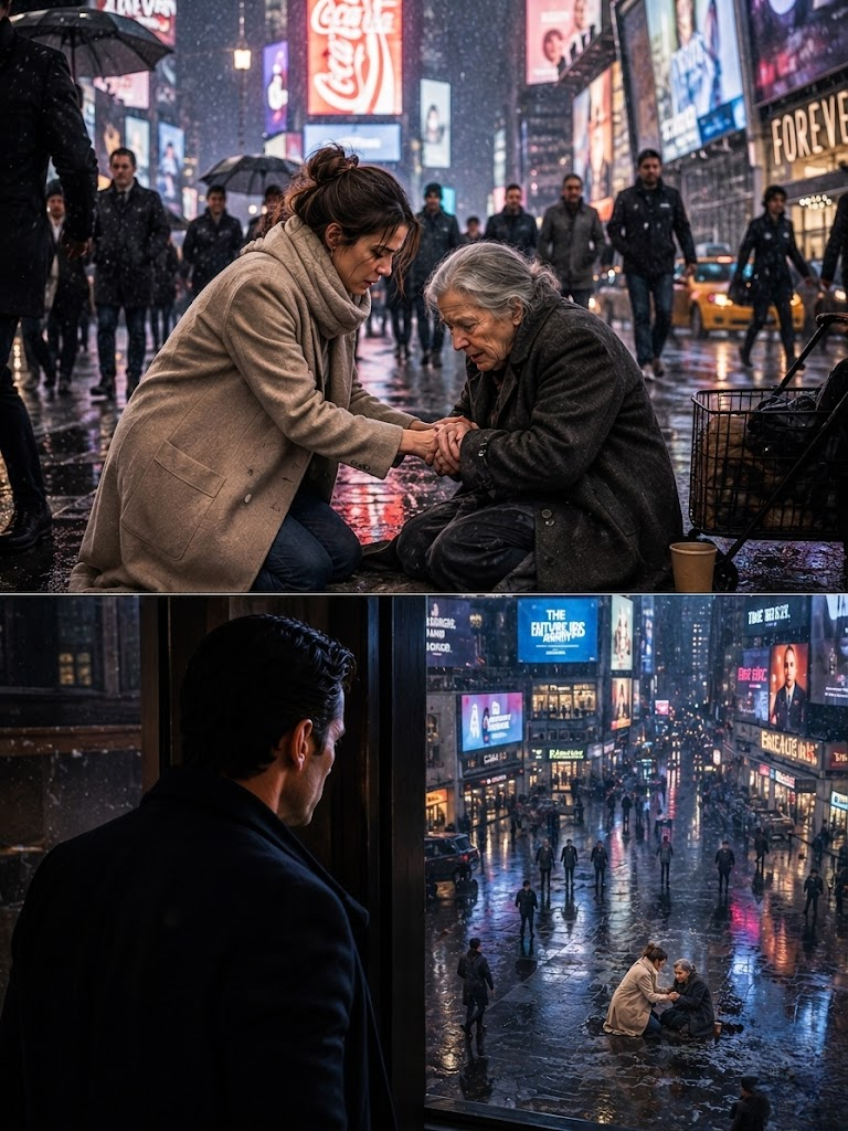 She Stopped to Help a Lost Old Woman in Times Square Not Knowing the Most Dangerous Man in New York Was Watching Her Every Move From the Shadows