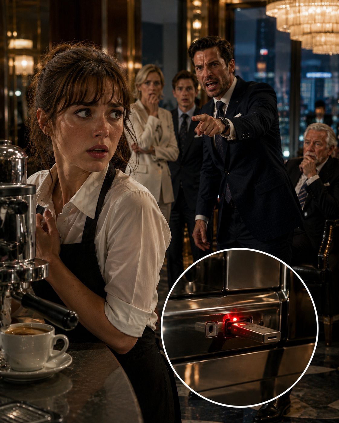 The Billionaire Who Fired Assistants Before Lunch Let a Clumsy Waitress Who Talked to Espresso Machines Stay — Then She Heard the Secret That Changed Everything