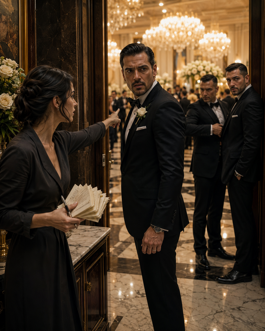 The Mafia Wedding Hid Her in a Hallway — Until Her Handwriting Exposed the Assassins