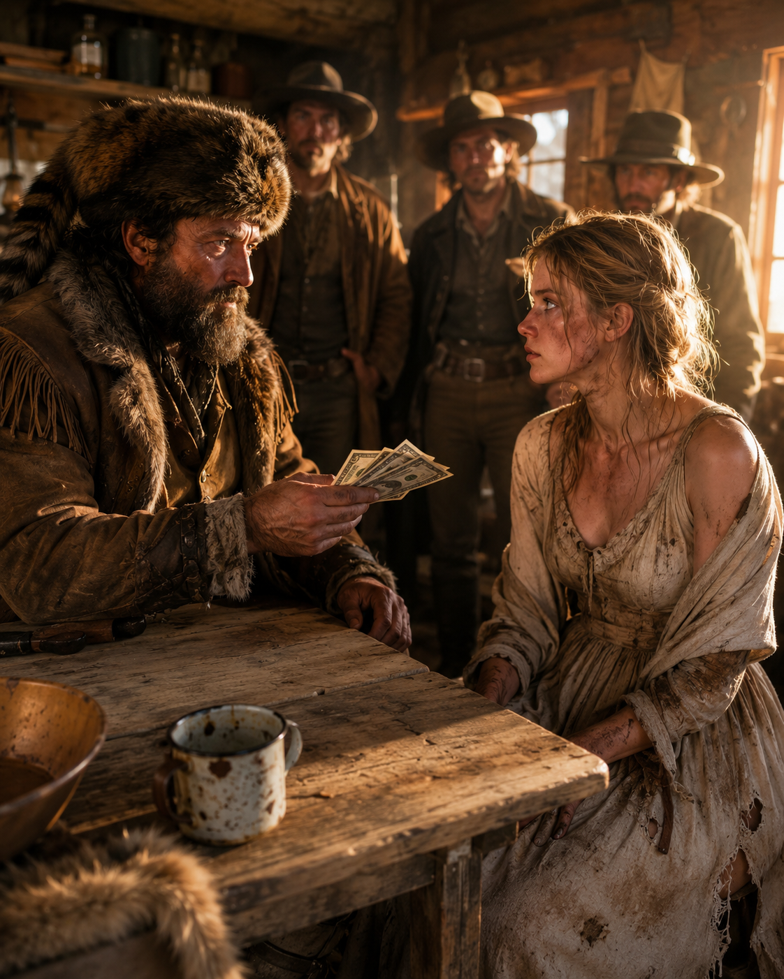 The Mountain Trapper Paid Fifty Dollars for the Dying Woman No One Wanted — Then Handed Her a Rule That Changed Everything