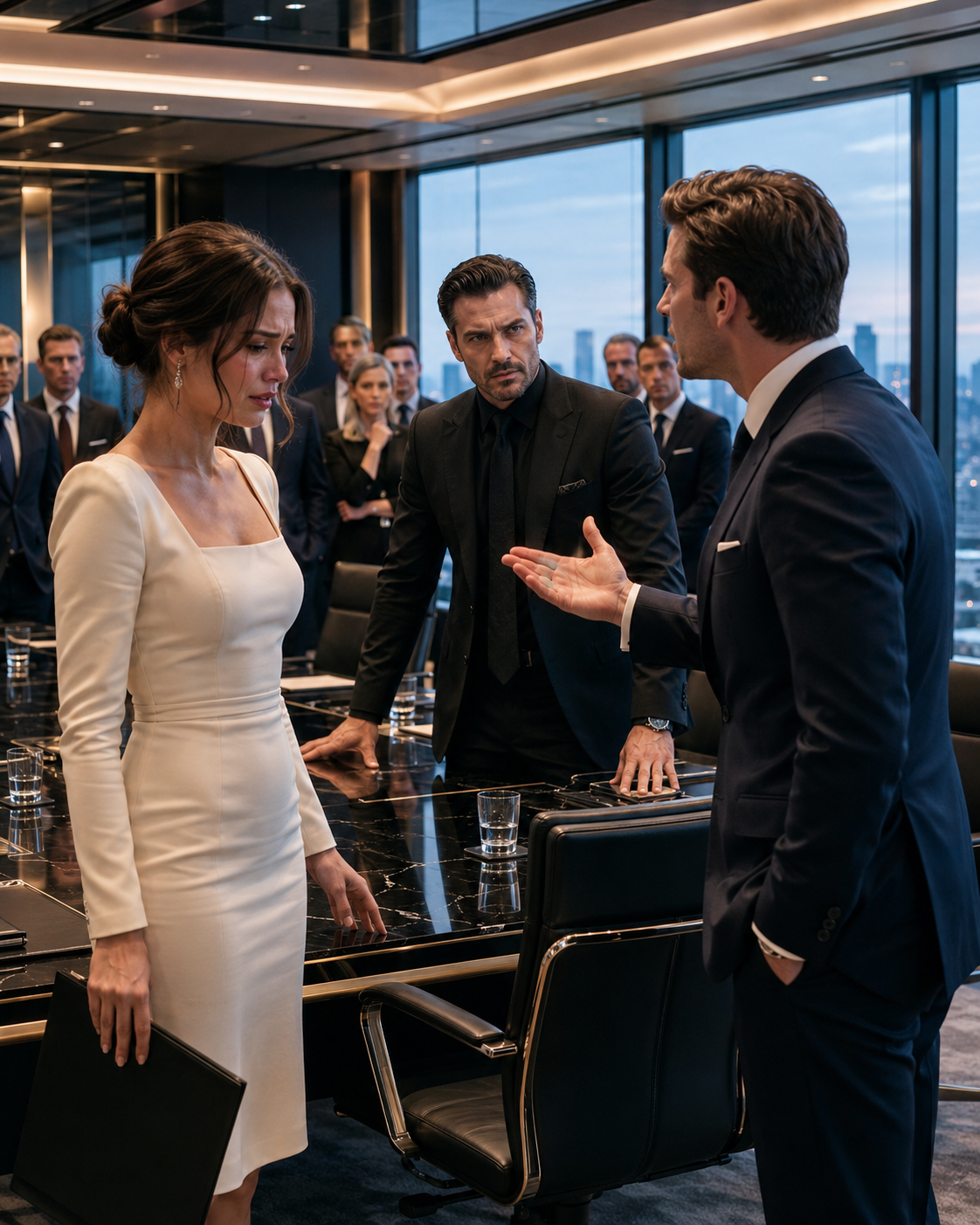 Her Fiancé Humiliated Her Before Forty-Three Executives — Then the Quiet Billionaire Told Him to Say It Again