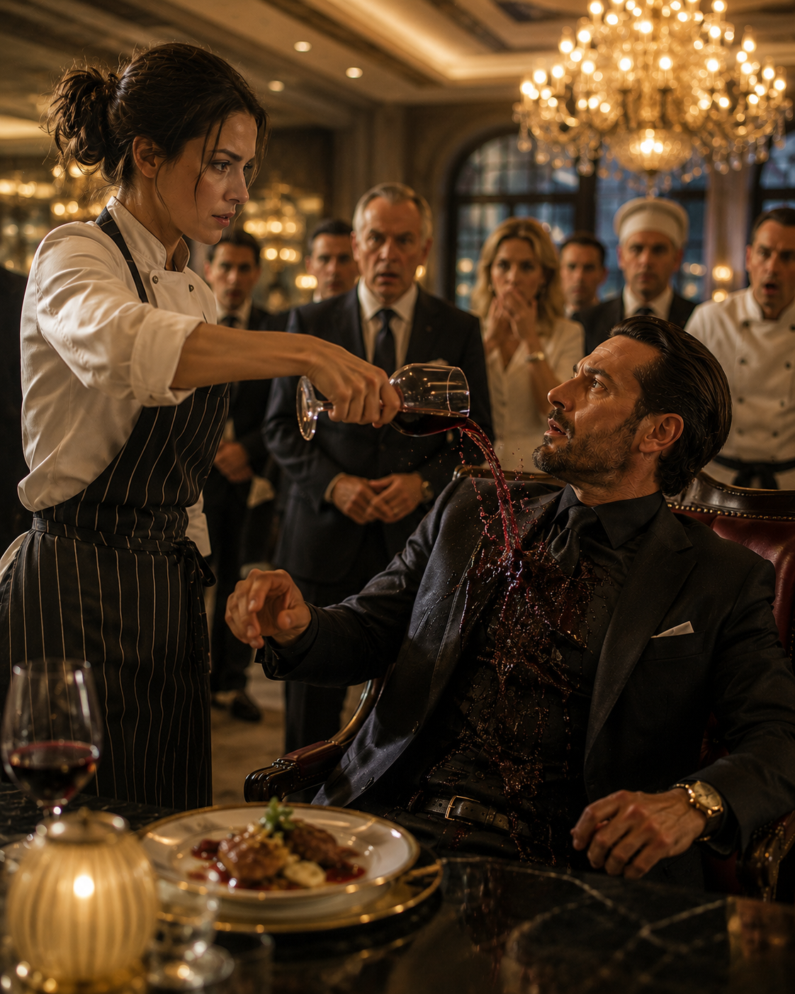 The Chef Poured His Wine While He Mocked Her in French — Then She Took His Restaurant