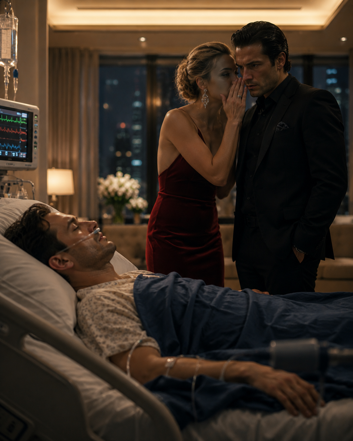 The Billionaire Pretended to Be in a Coma — Then He Heard His Fiancée Whisper, “Die Properly.”