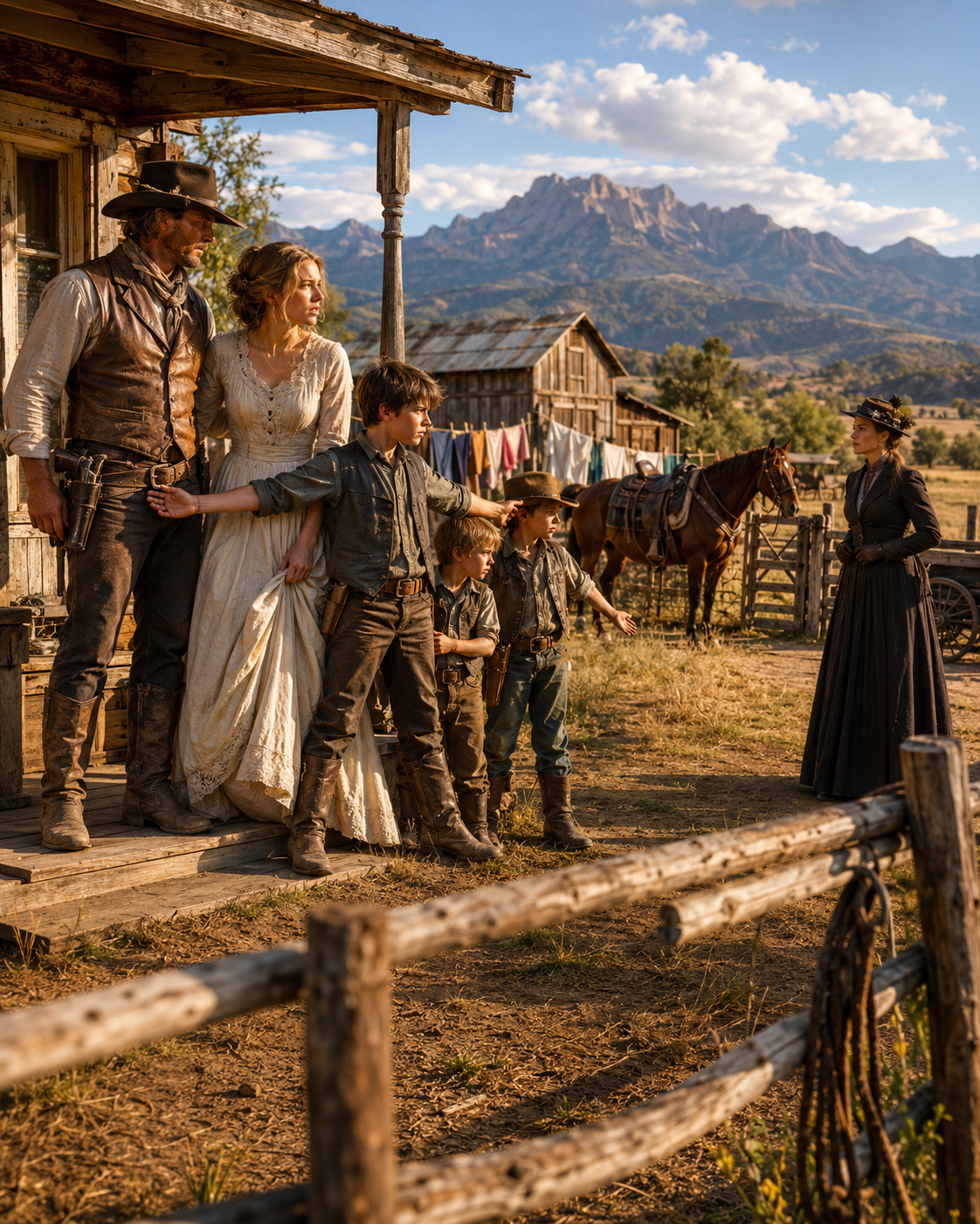 The Homeless Teacher Married a Cowboy for Shelter — Then His Sons Refused to Let Anyone Take Her Away