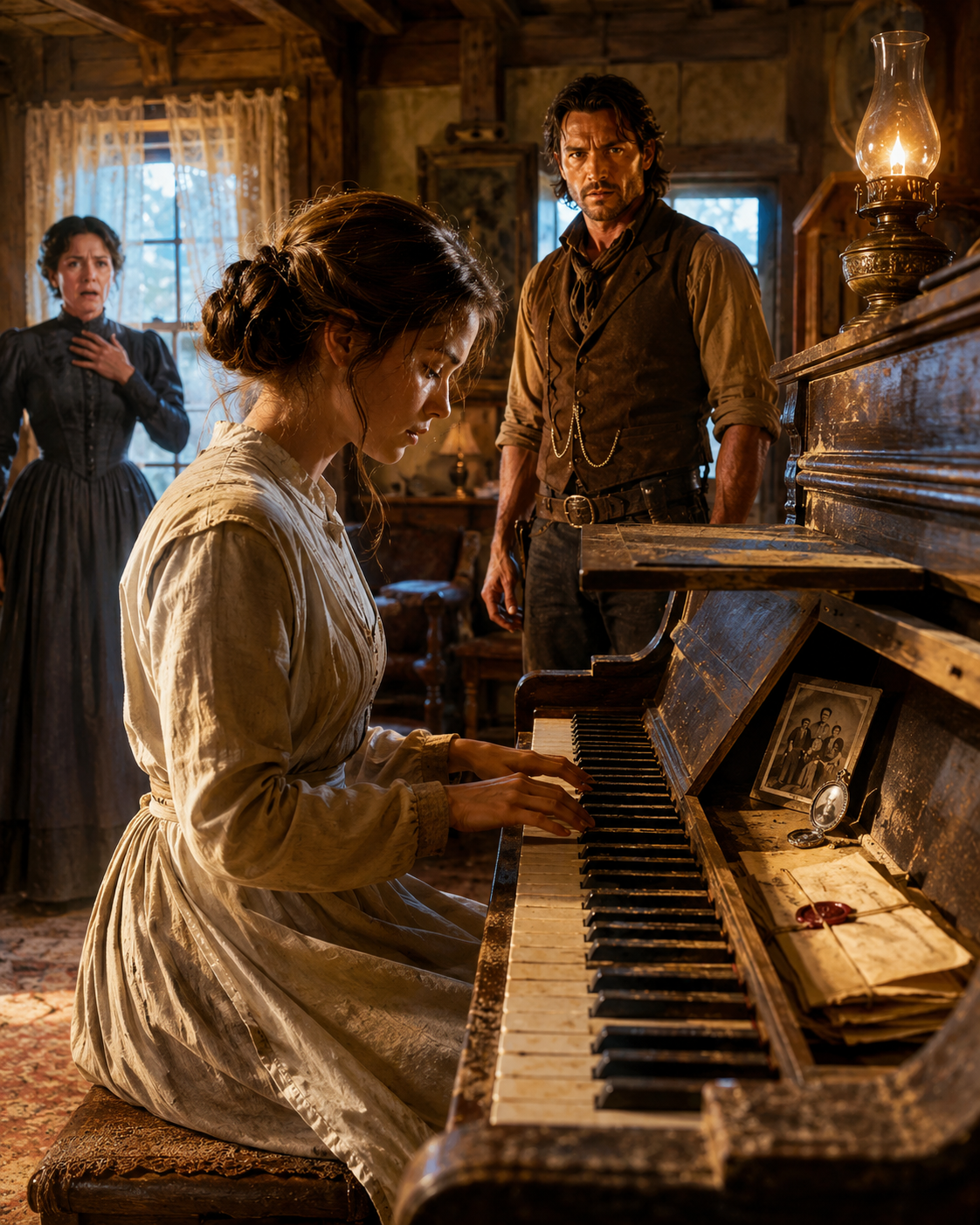 He Asked If the Silent Housekeeper Could Play the Dusty Piano — The First Song Destroyed the Lie That Stole Her Life