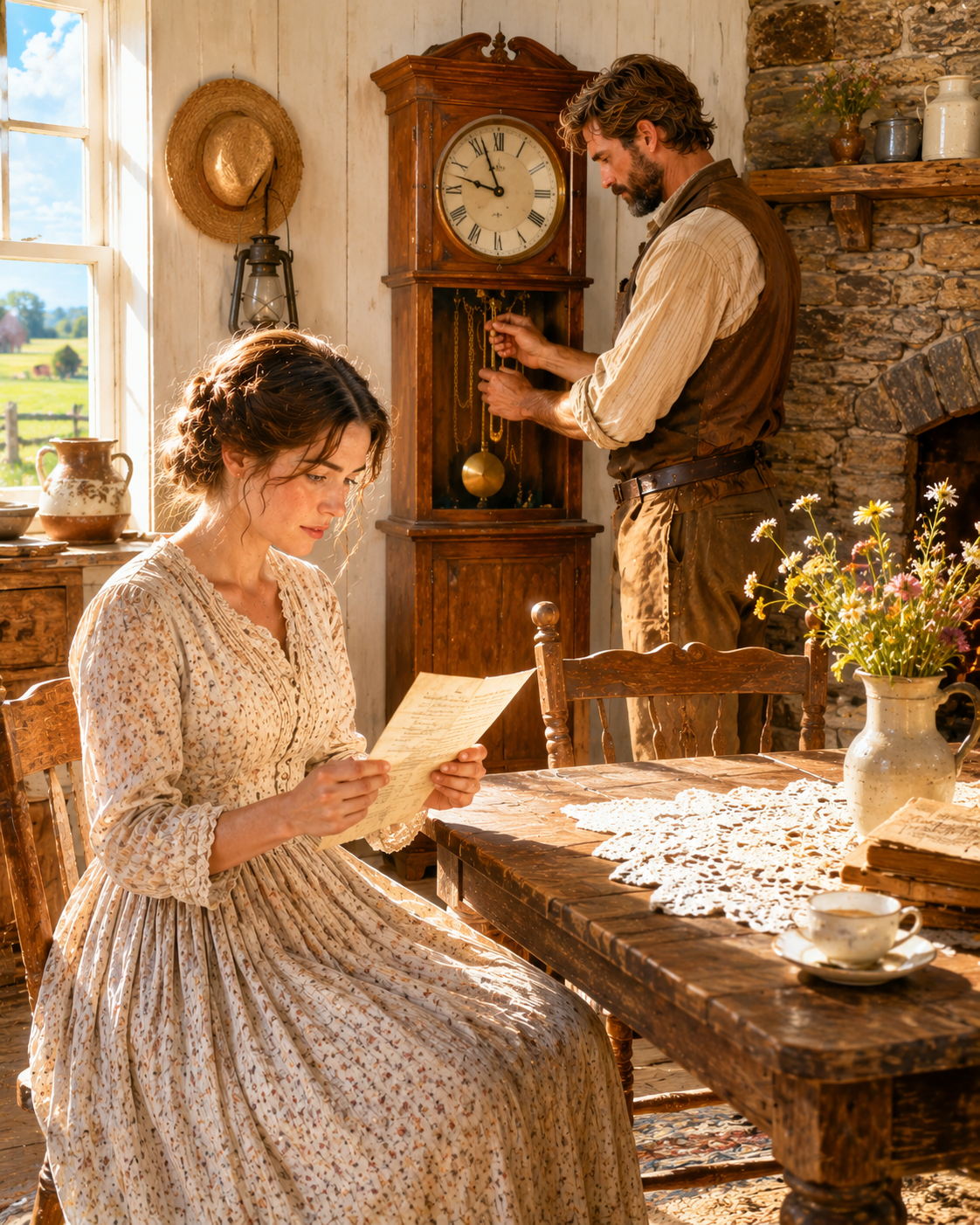 She Answered a Farmer’s Seven-Year-Old Marriage Notice — Then Found the Clock He Had Never Started Again