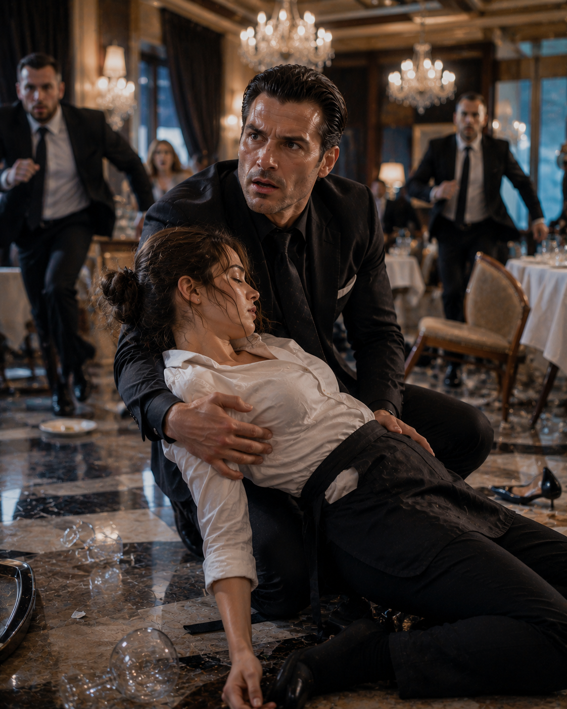 The Waitress Took a Bullet for a Stranger — Then Learned He Was the Mafia King Everyone Feared