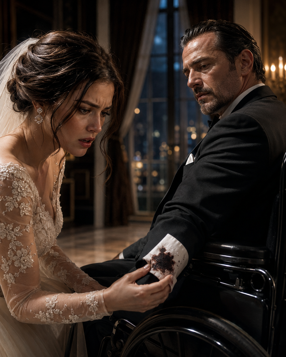 She Married a Crippled Mafia Don to Erase Her Father’s Debt — Then a Stain on His Sleeve Revealed Who Was Really Imprisoned
