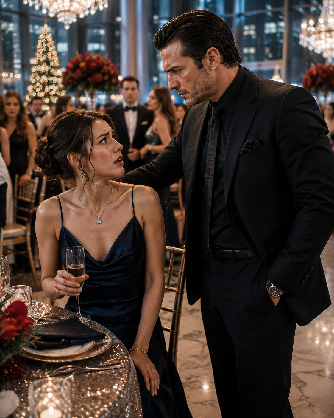 Her Husband Vanished From the Holiday Gala — Then Her Ruthless Boss Said He’d Known About the Affair for Weeks