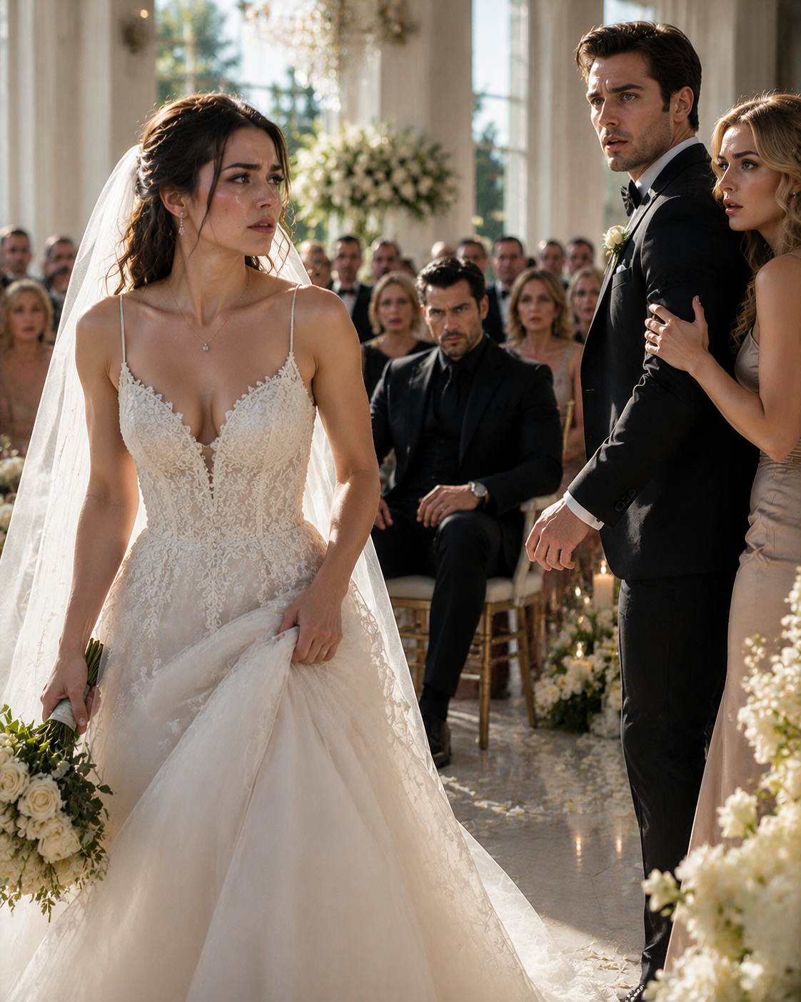 She Walked Down the Aisle After Catching Her Groom Cheating — Then a Stranger Stood Up and Changed Everything