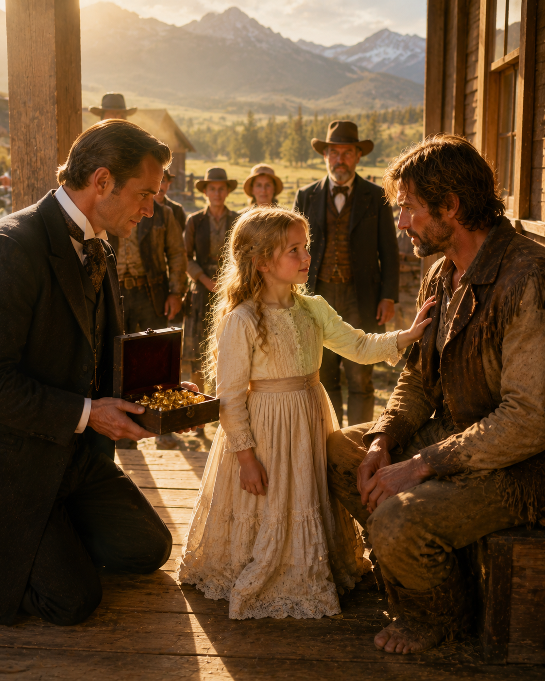 The Rich Banker Offered My Daughter Gold — Then She Chose the Mountain Man Who Had Nothing
