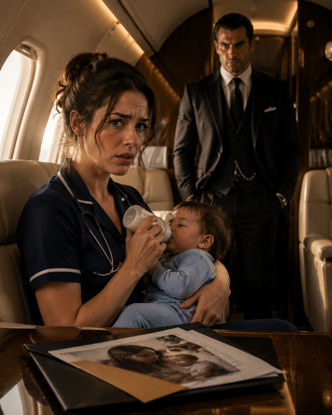 She Nursed a Mafia Boss’s Dying Baby on a Private Jet — Then Exposed the Secret That Almost Destroyed His Family