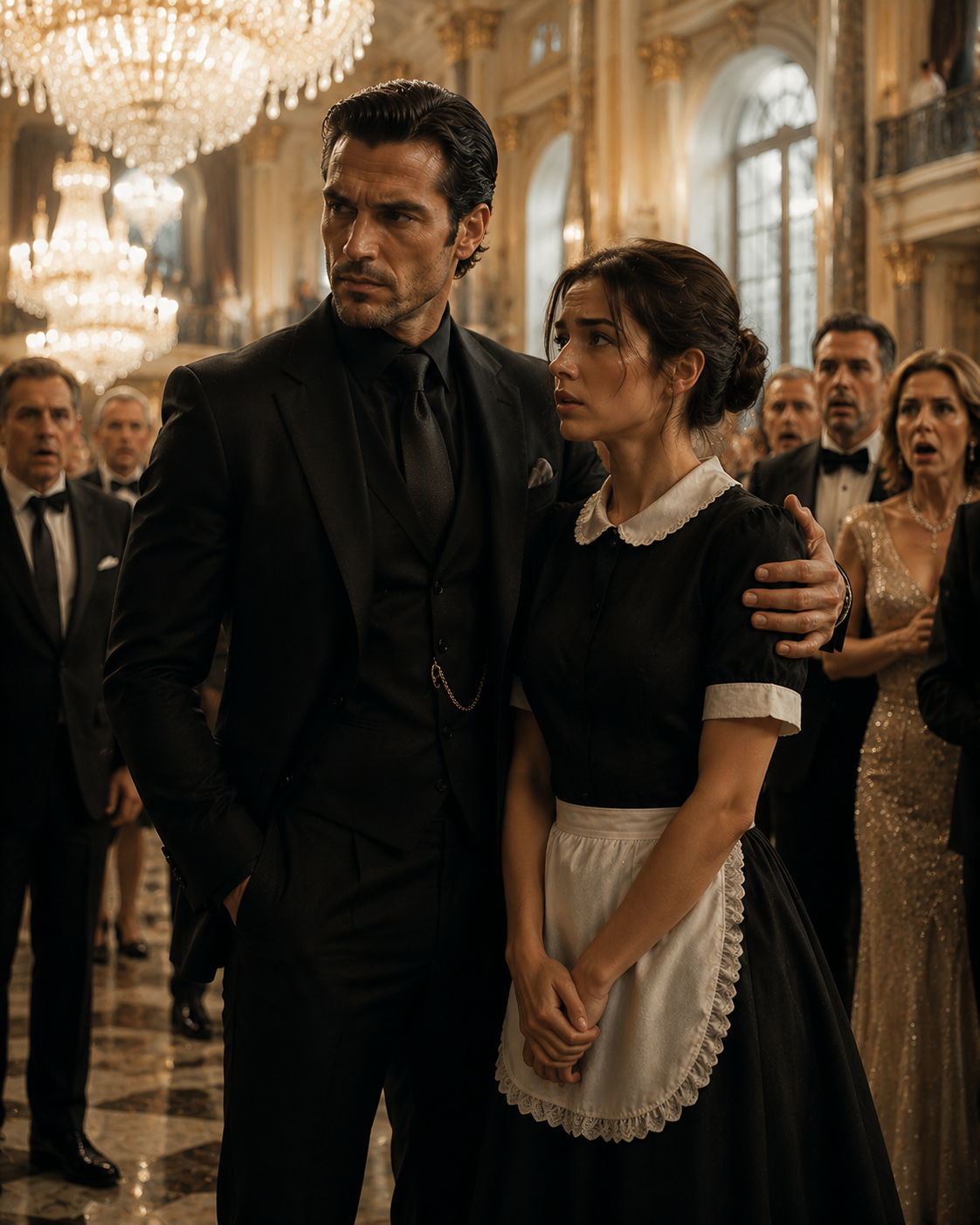 They Mocked His Maid at the Gala — Then the Billionaire Chose the Woman Who Saved His Daughter