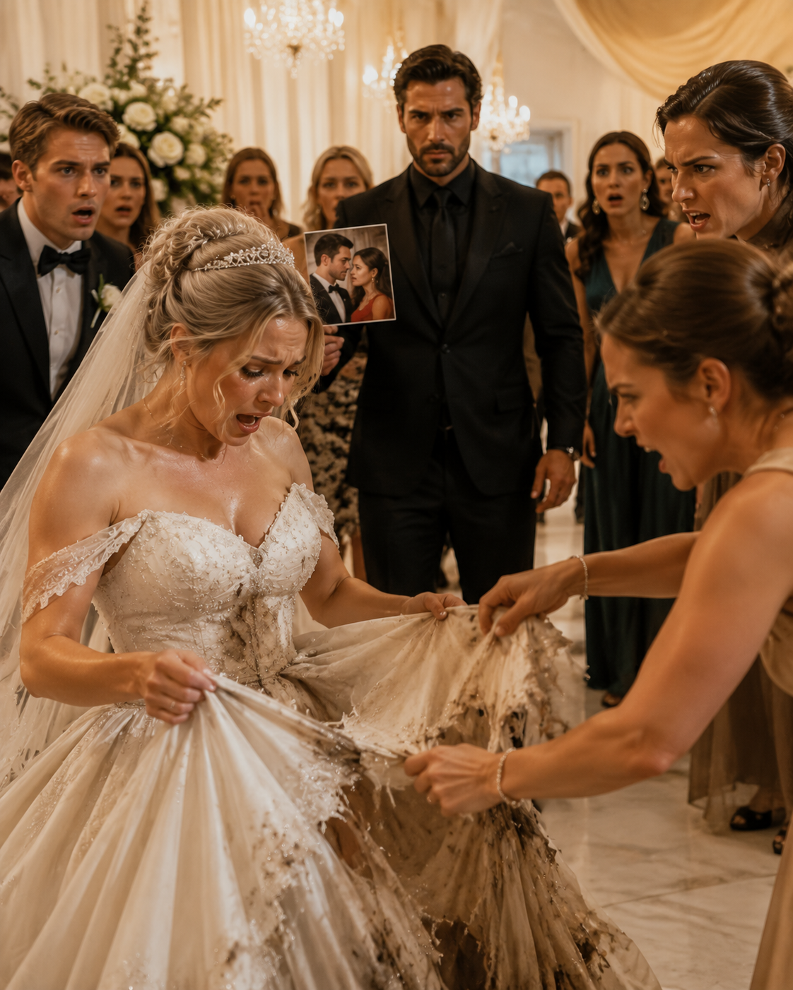 They Destroyed Her Wedding Dress At The Altar — Then The Mafia Boss Exposed The Betrayal Behind Her Perfect Wedding