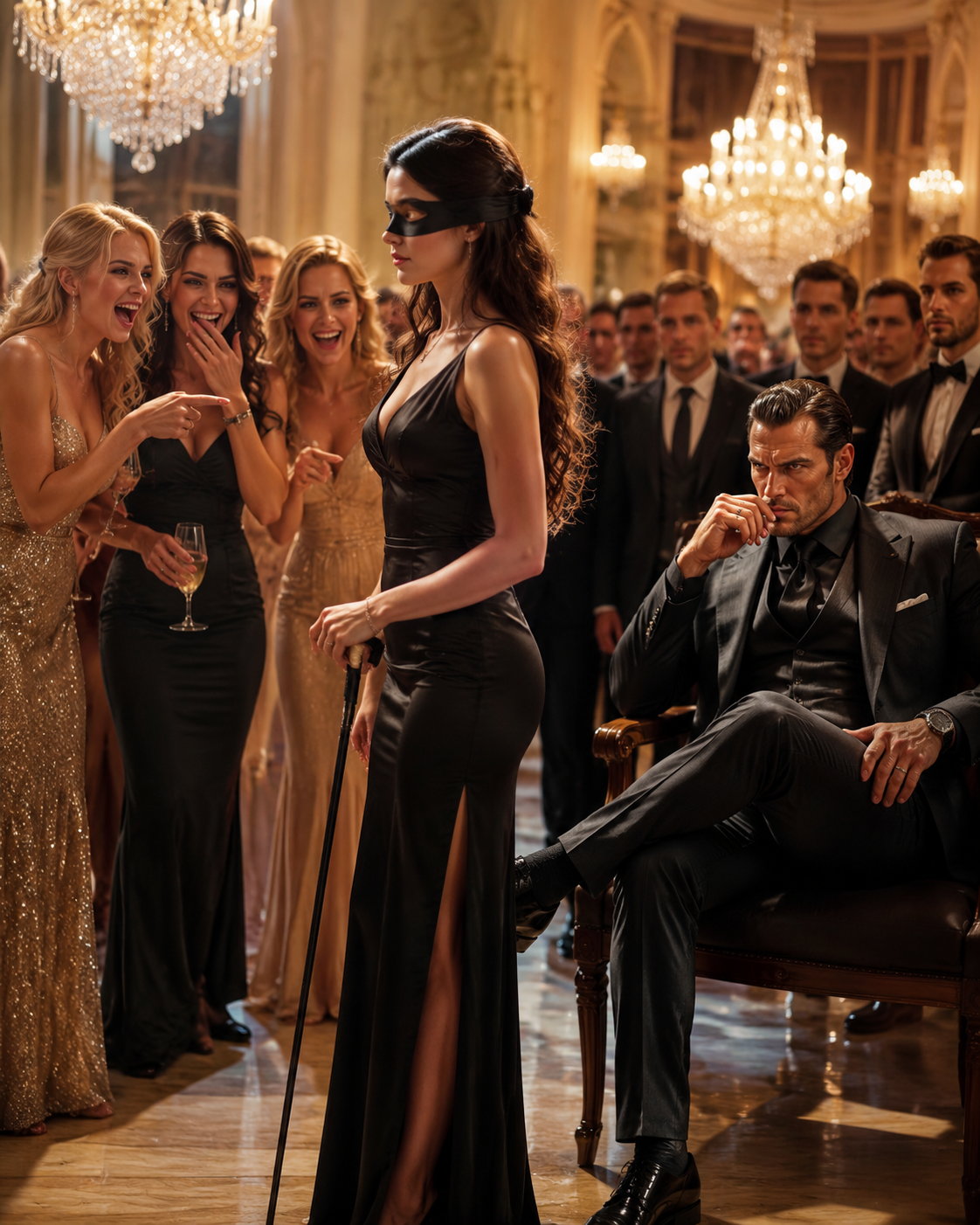 They Mocked The Blind Woman At The Gala — Then The Mafia Boss Learned She Was The Only One Who Could Save Them